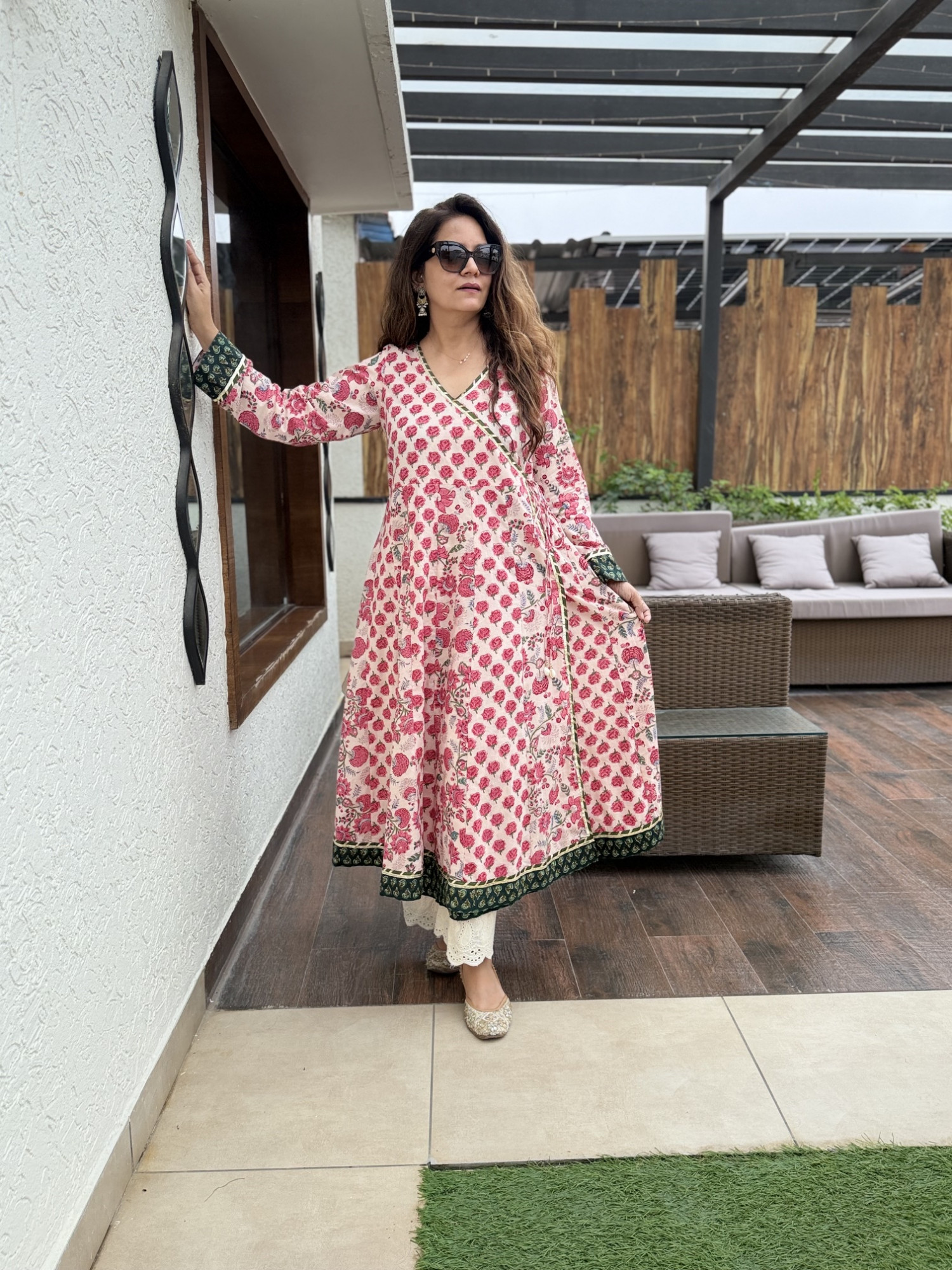 Sanjh Cotton Anarkali