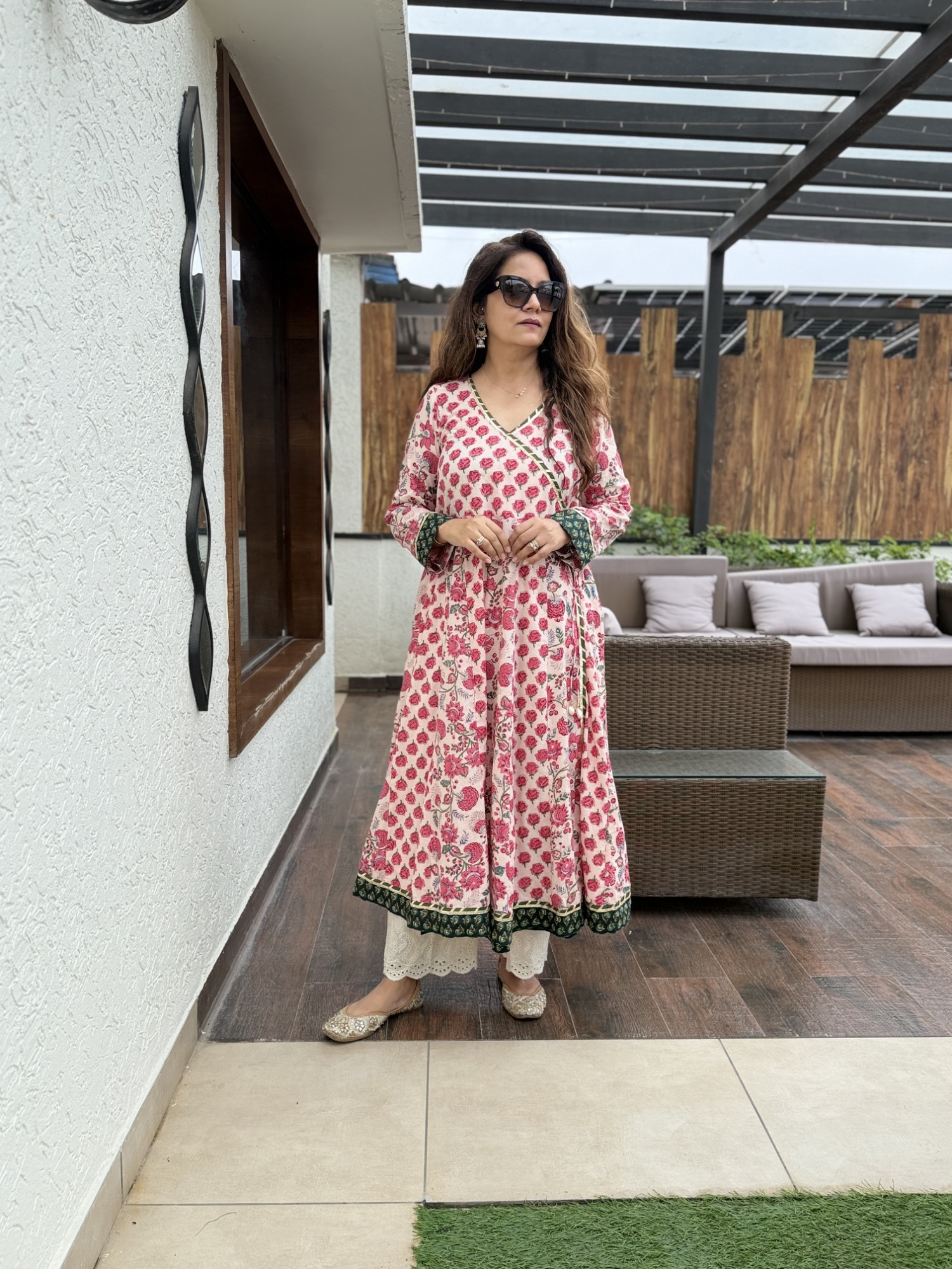 Sanjh Cotton Anarkali