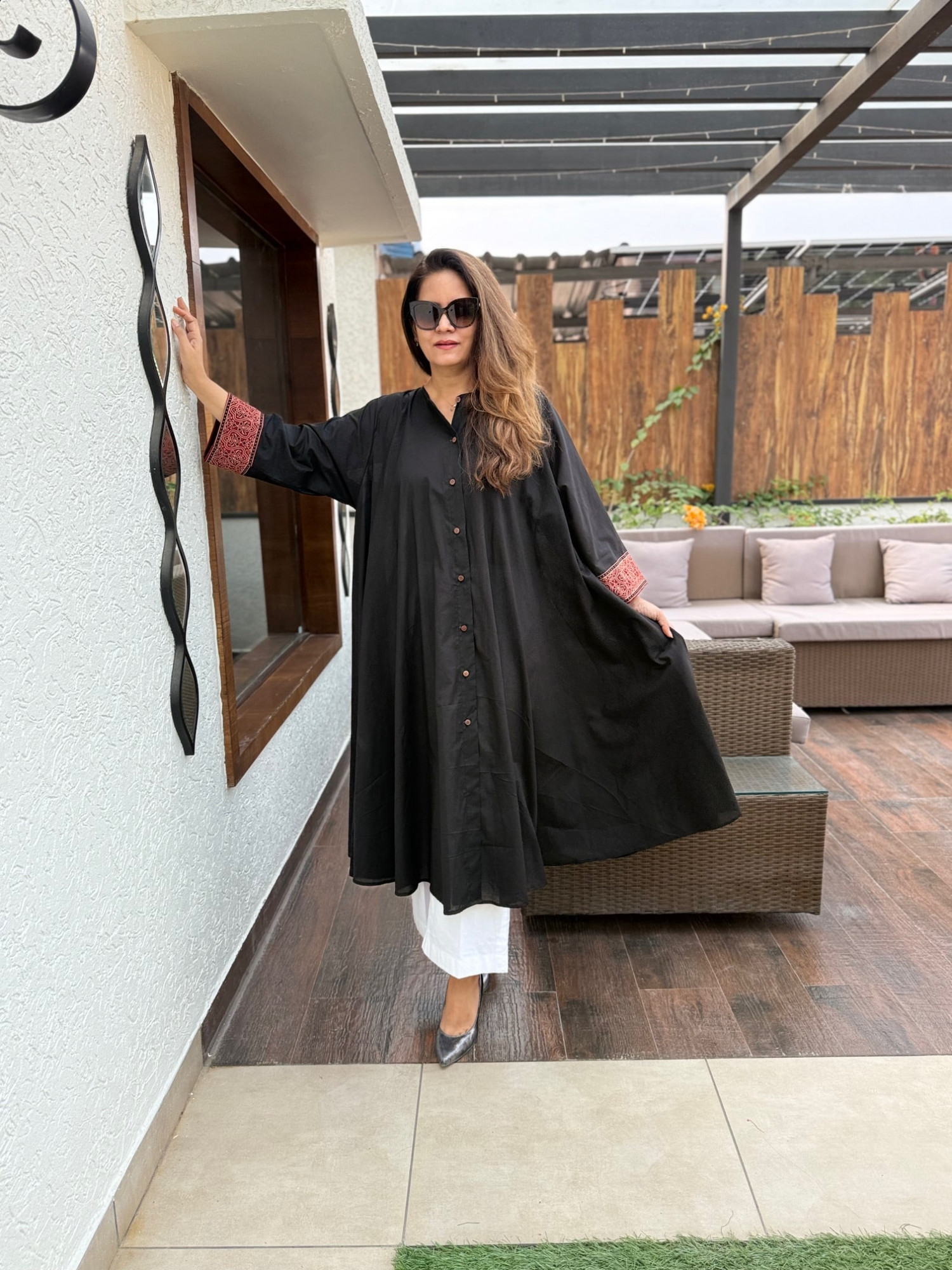 Leher Cotton Kurta
