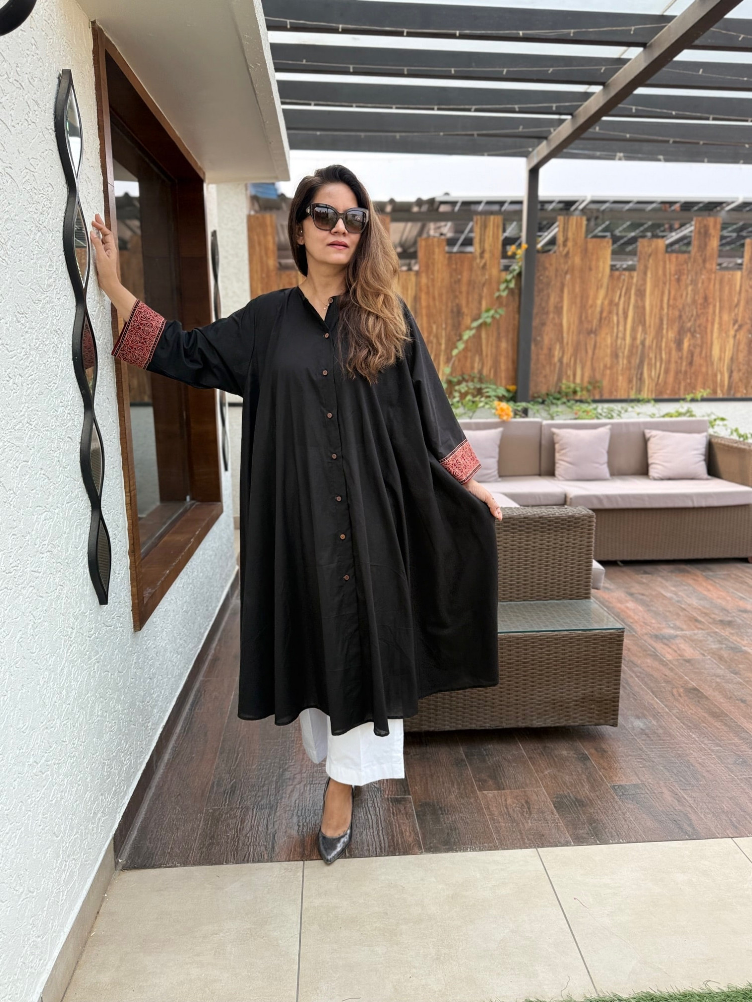Leher Cotton Kurta