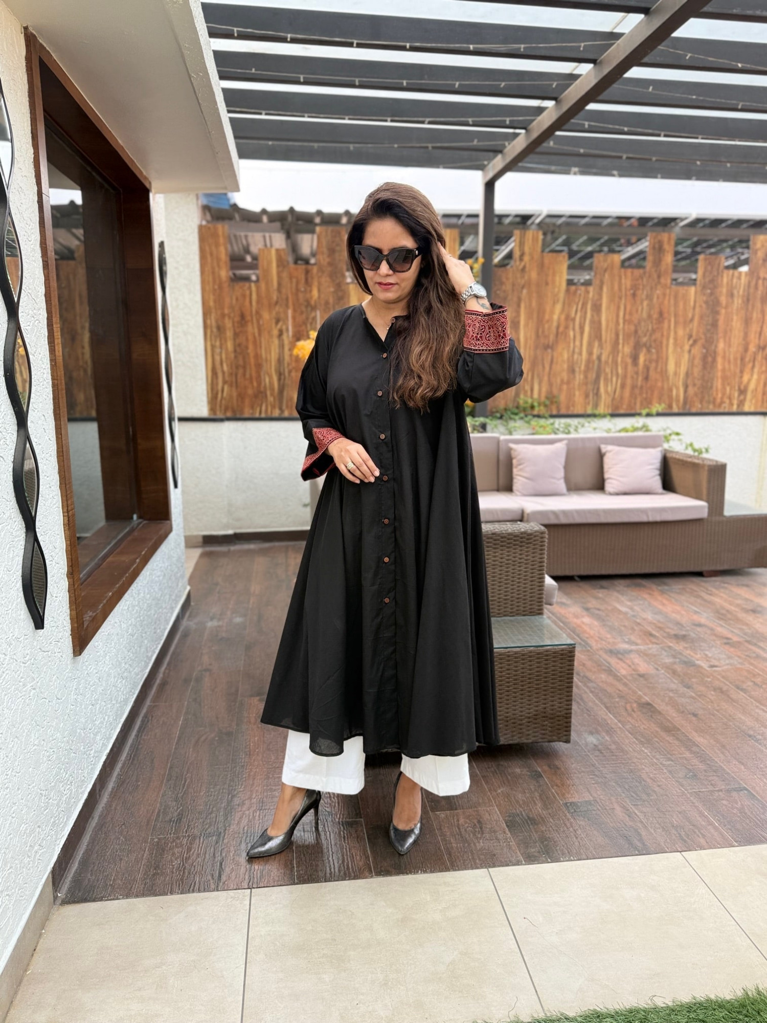 Leher Cotton Kurta