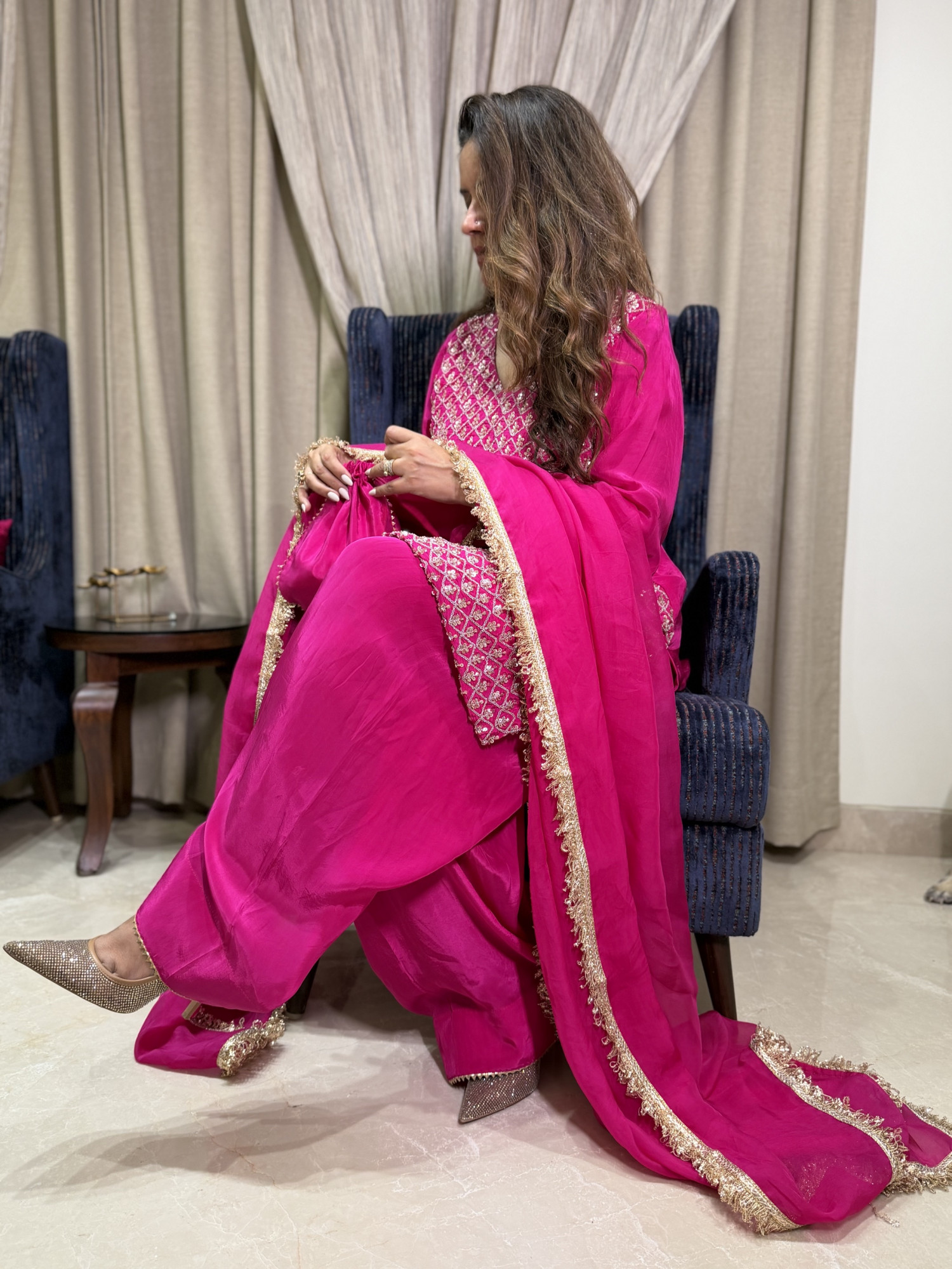 Shagun Silk Farshi Suit
