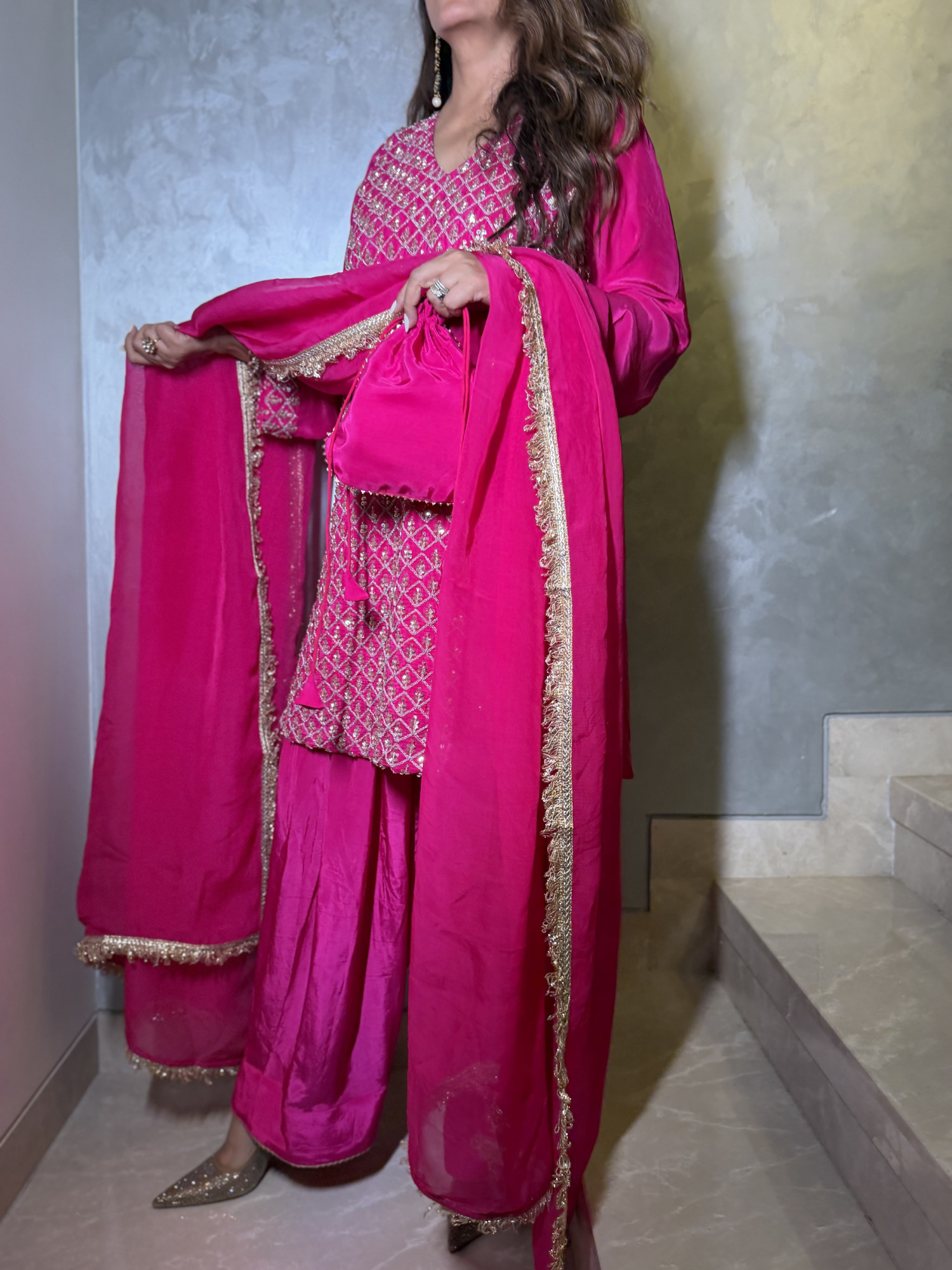Shagun Silk Farshi Suit