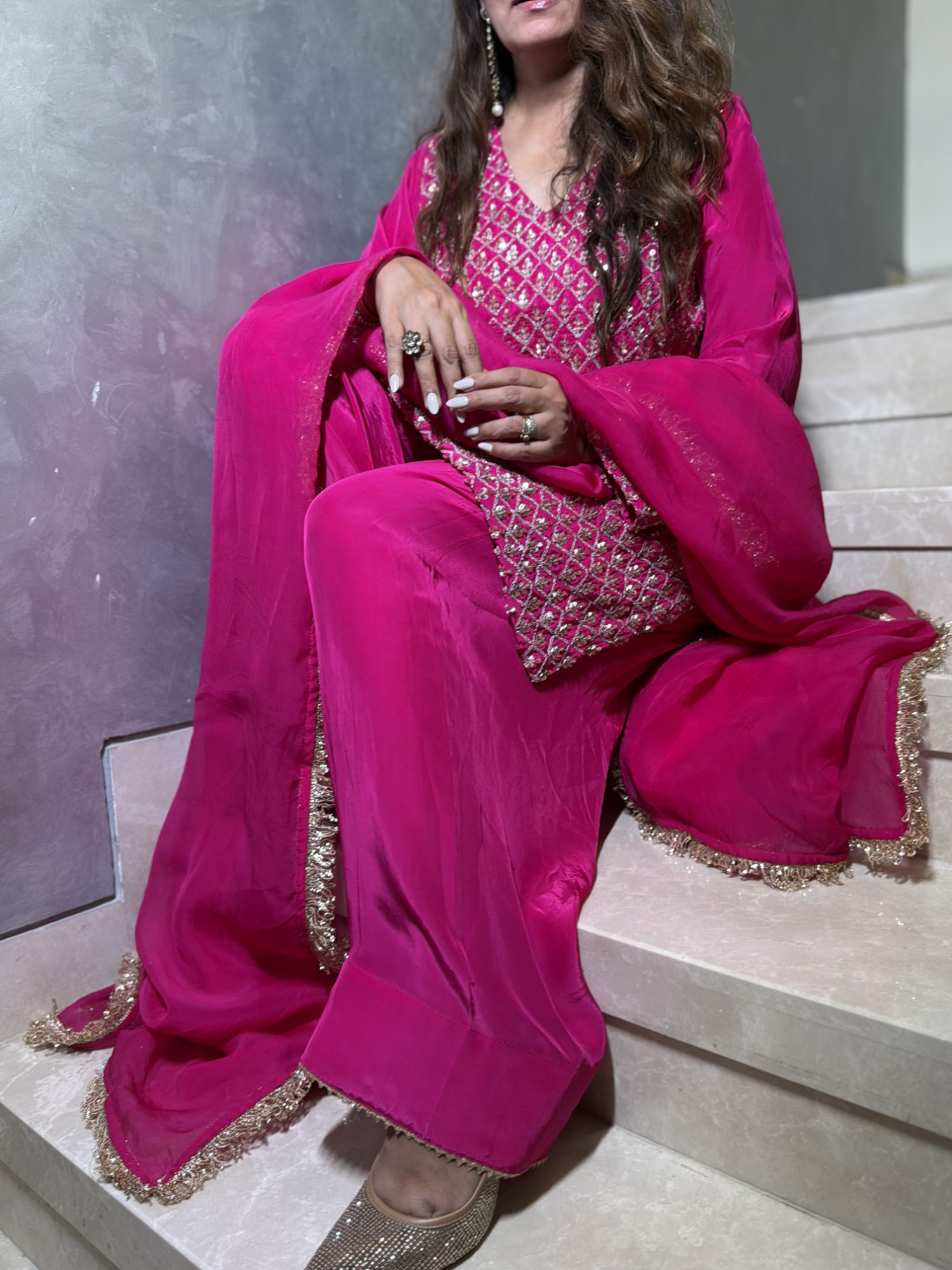 Shagun Silk Farshi Suit