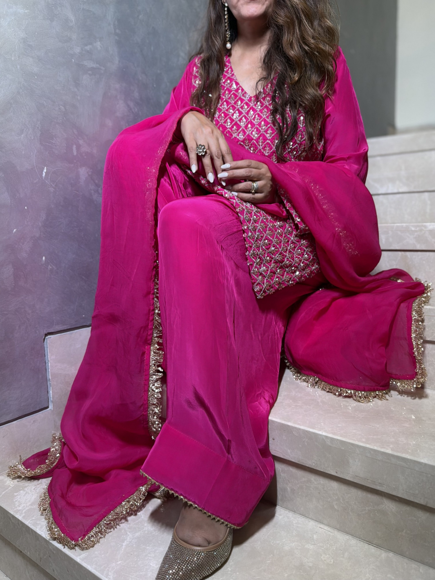 Shagun Silk Farshi Suit