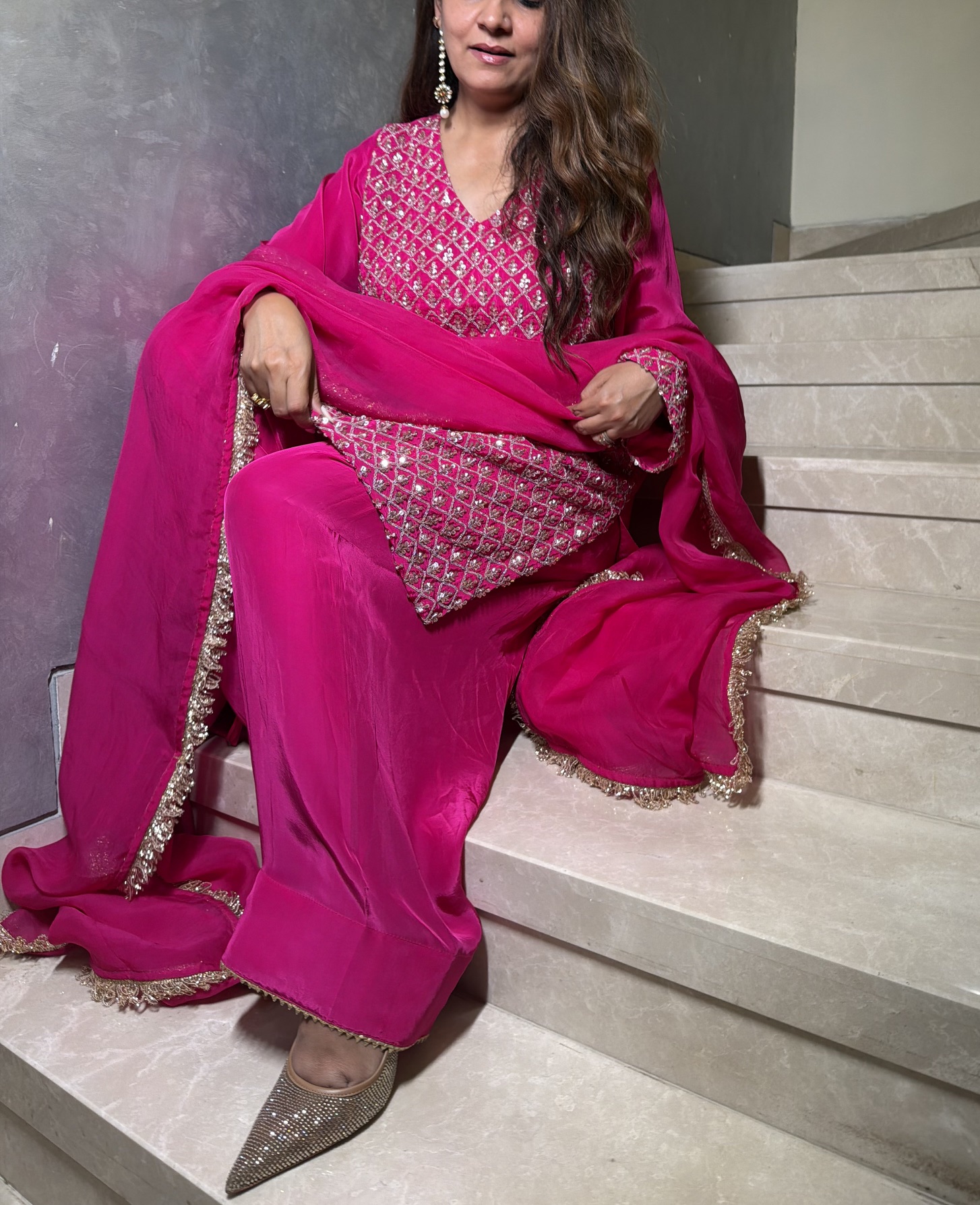 Shagun Silk Farshi Suit
