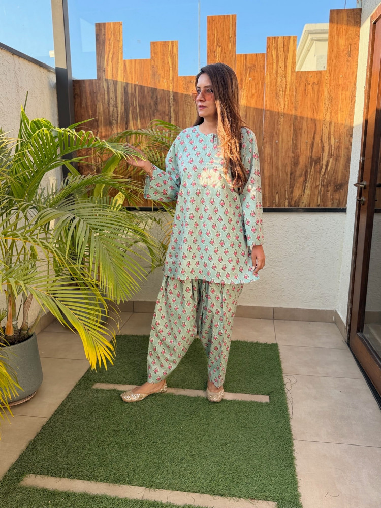 Image of Teena Cotton Co-ord Set