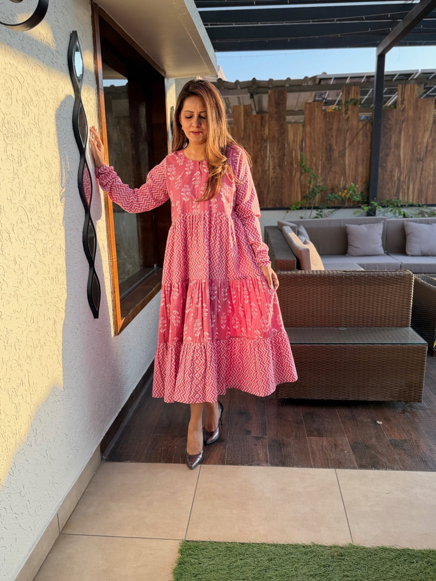 Rangrez Cotton Dress