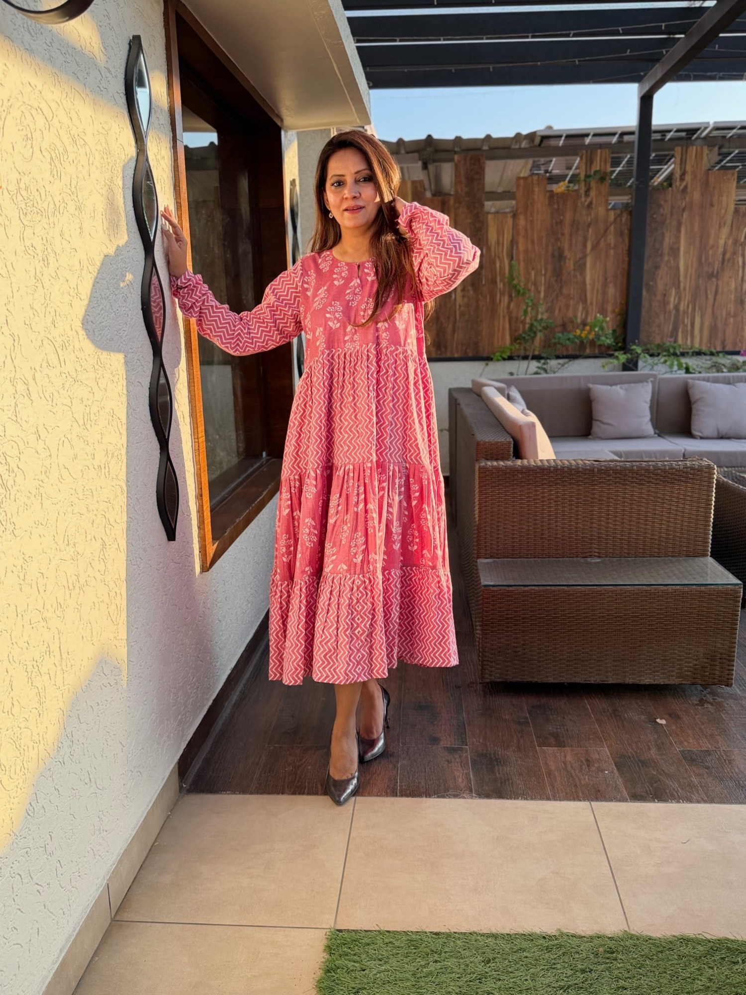 Rangrez Cotton Dress