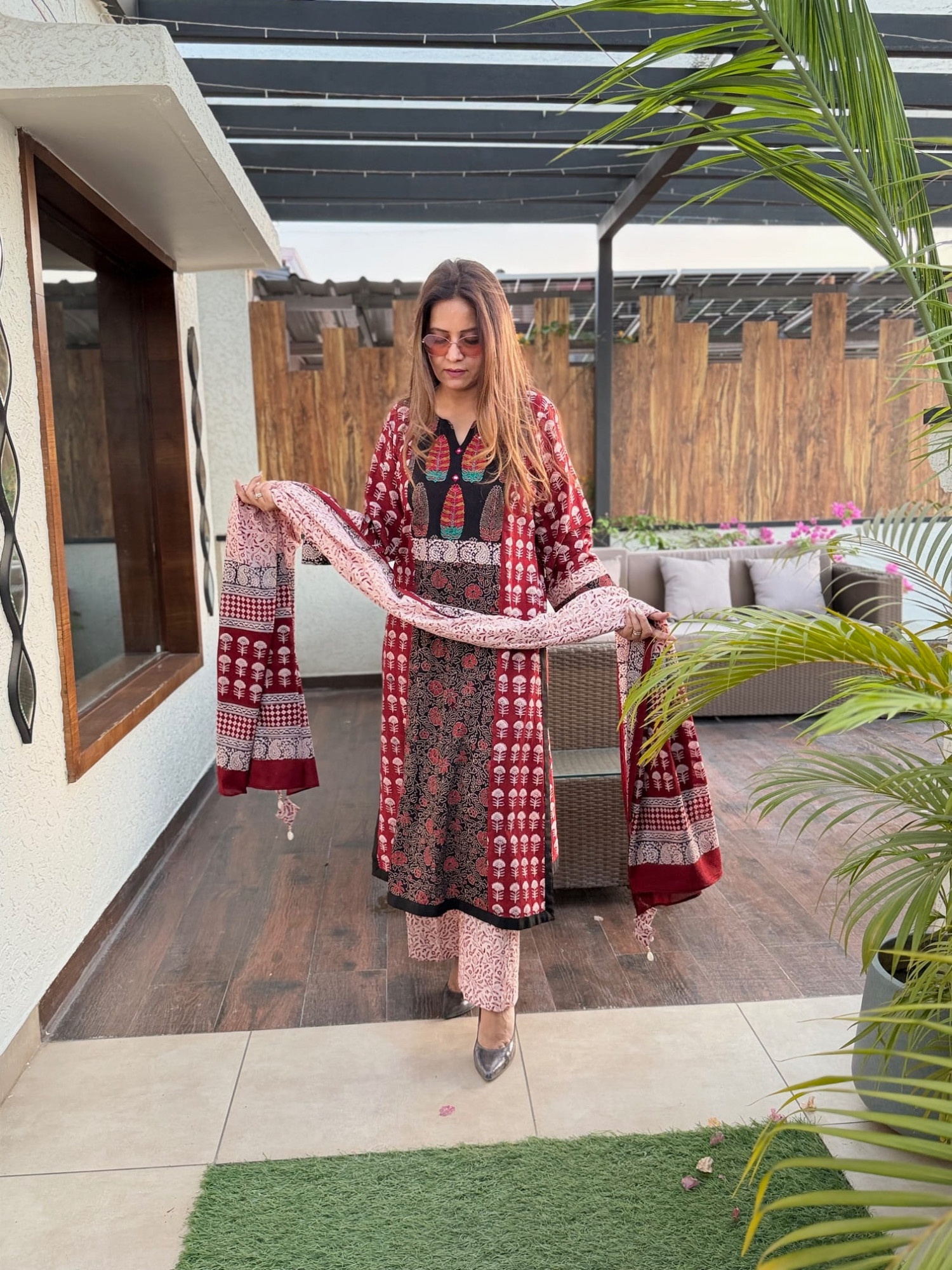 Bagh Cotton Suit