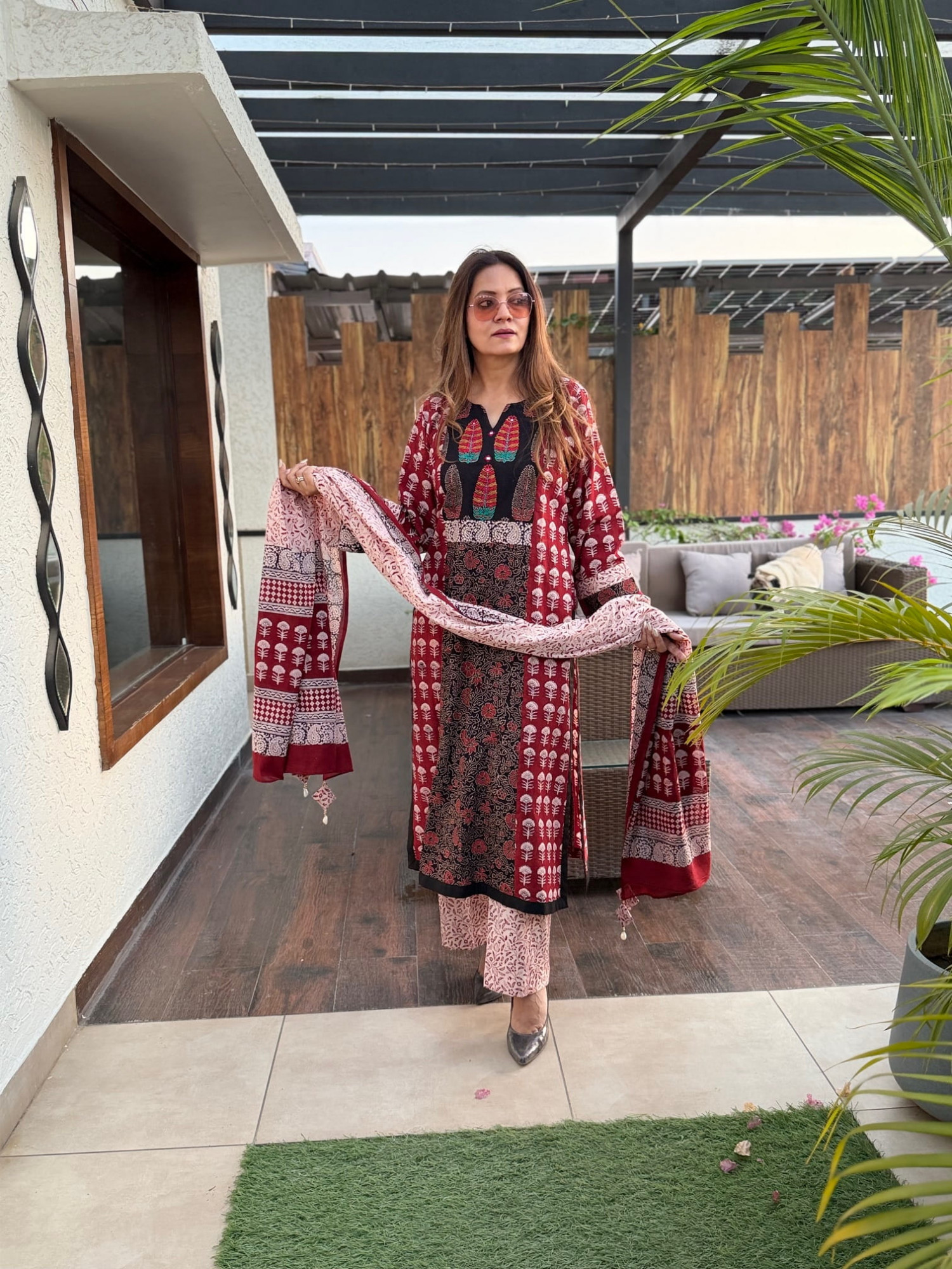 Bagh Cotton Suit