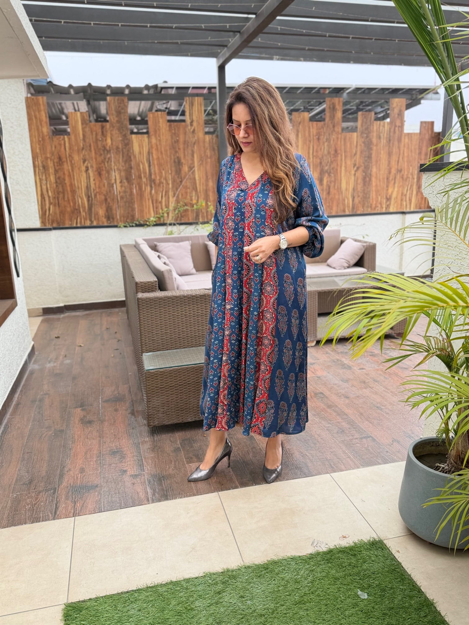 Divya Modal Silk Dress