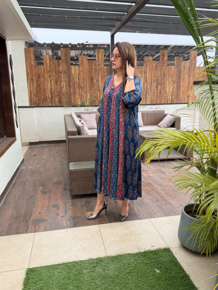 Image of Divya Modal Silk Dress