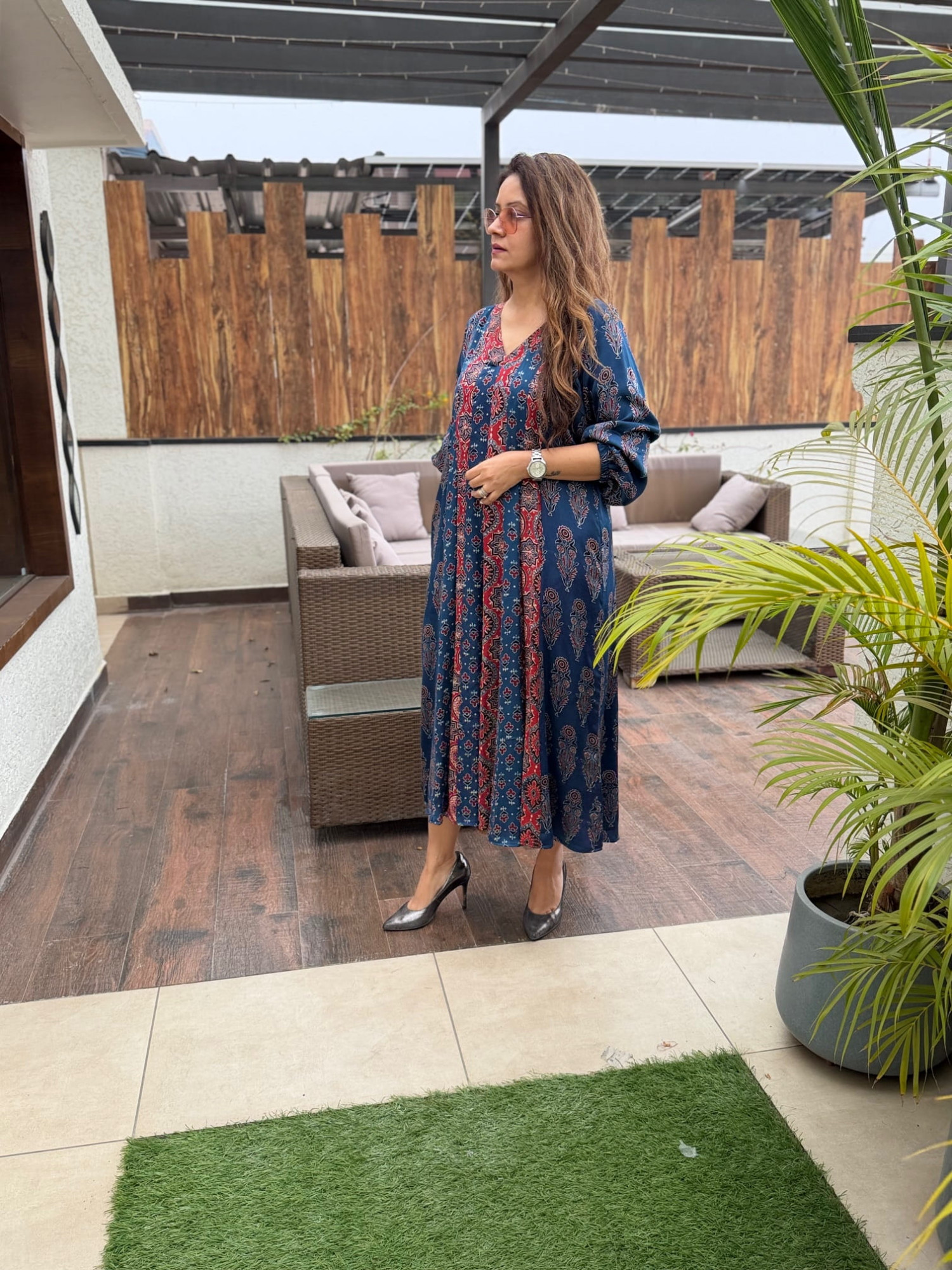 Divya Modal Silk Dress