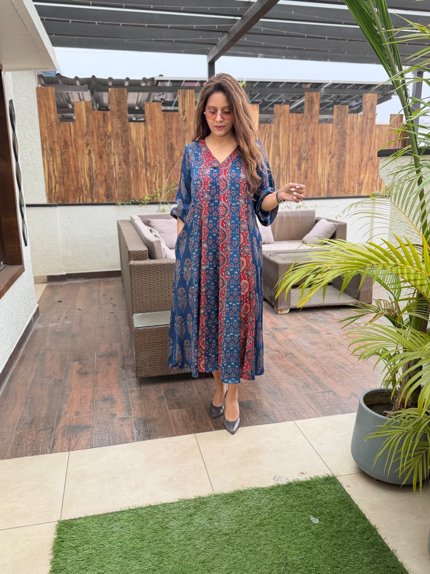 Divya Modal Silk Dress