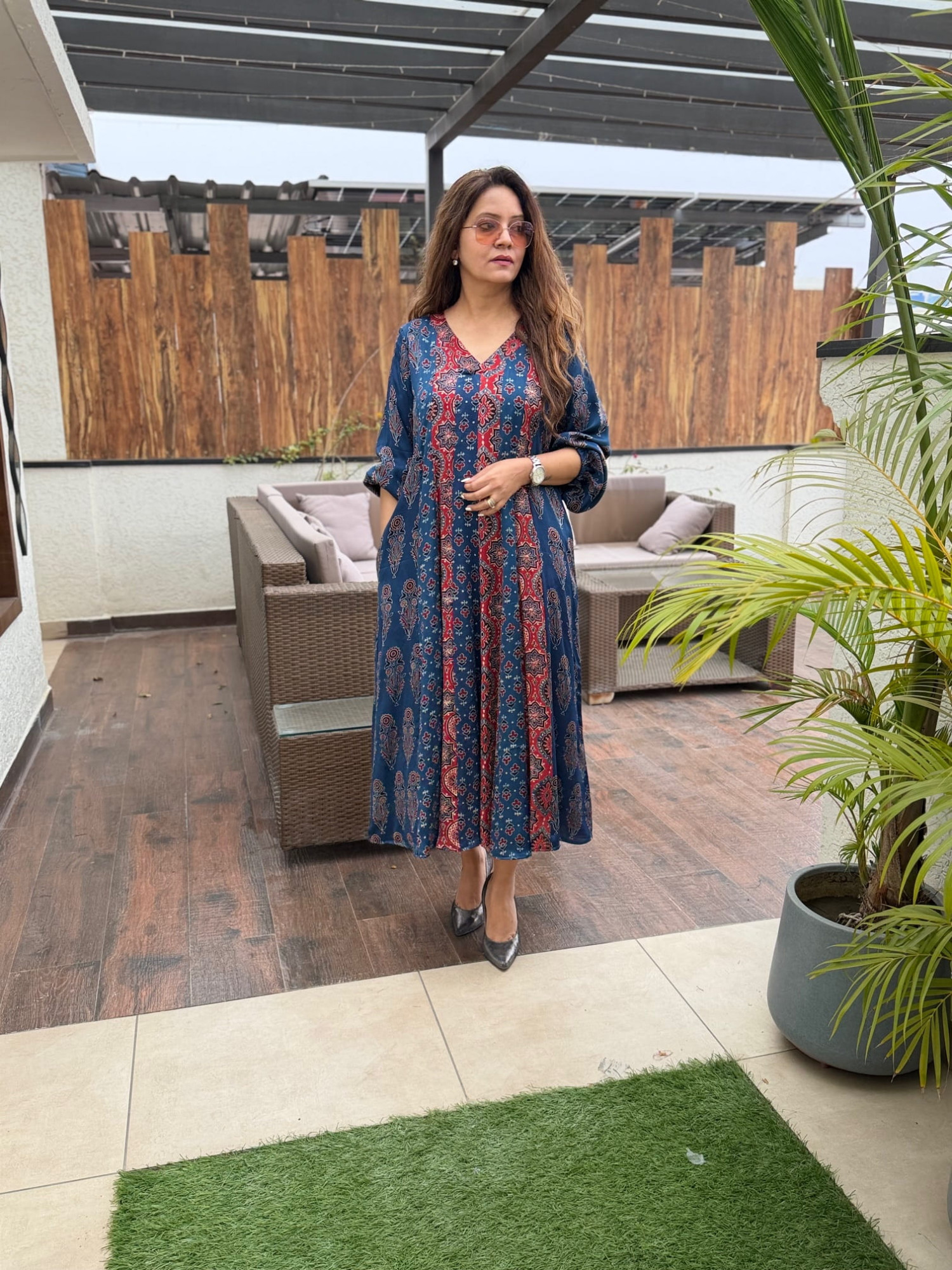 Divya Modal Silk Dress