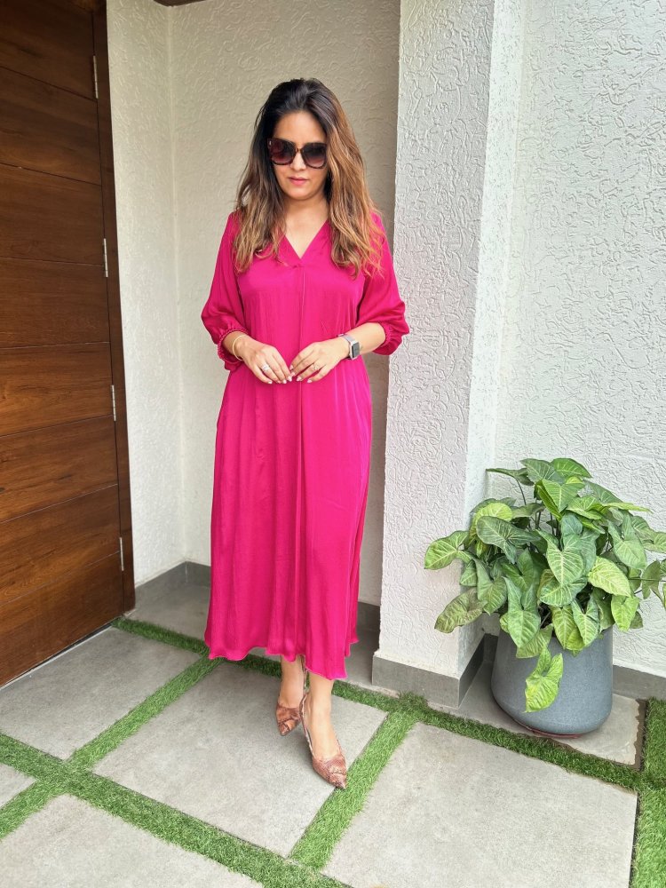 modal silk dress Ikraar