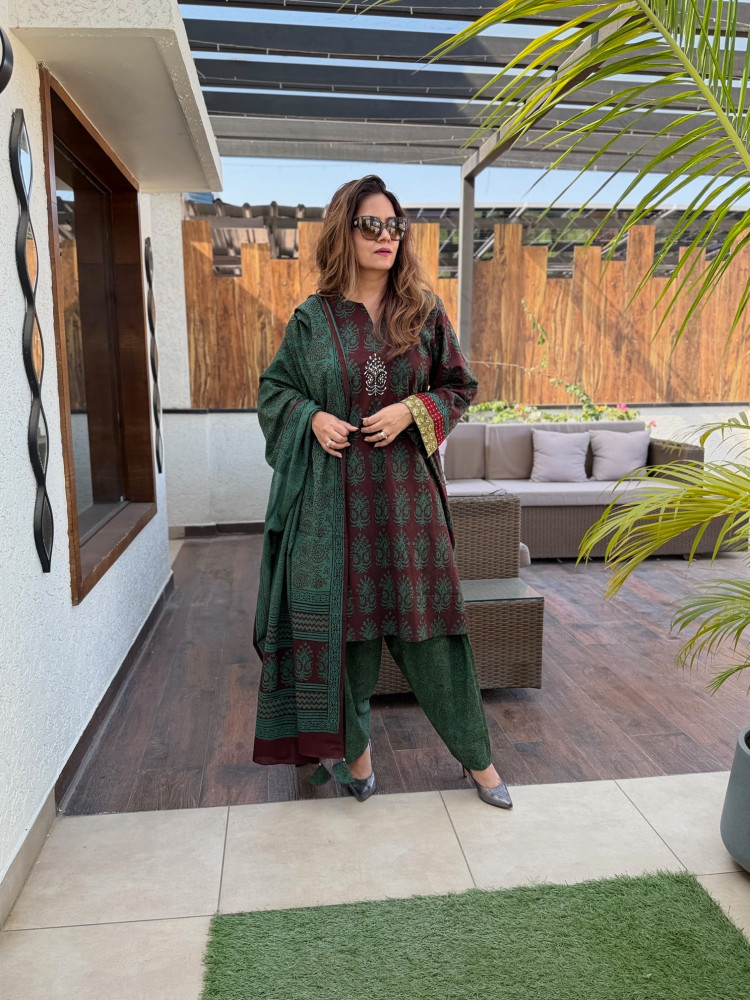 Image of Bagh Cotton Suit