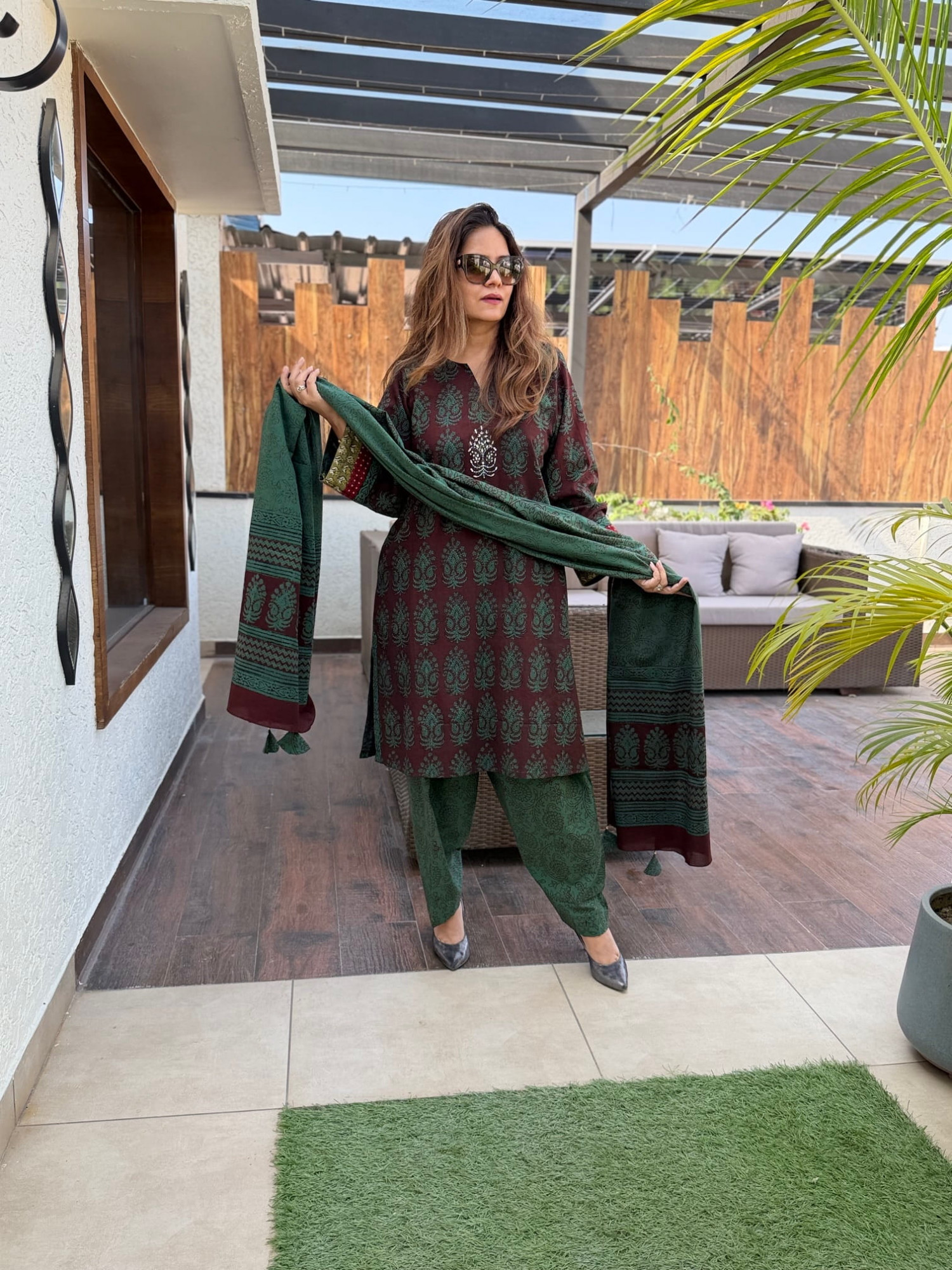 Bagh Cotton Suit