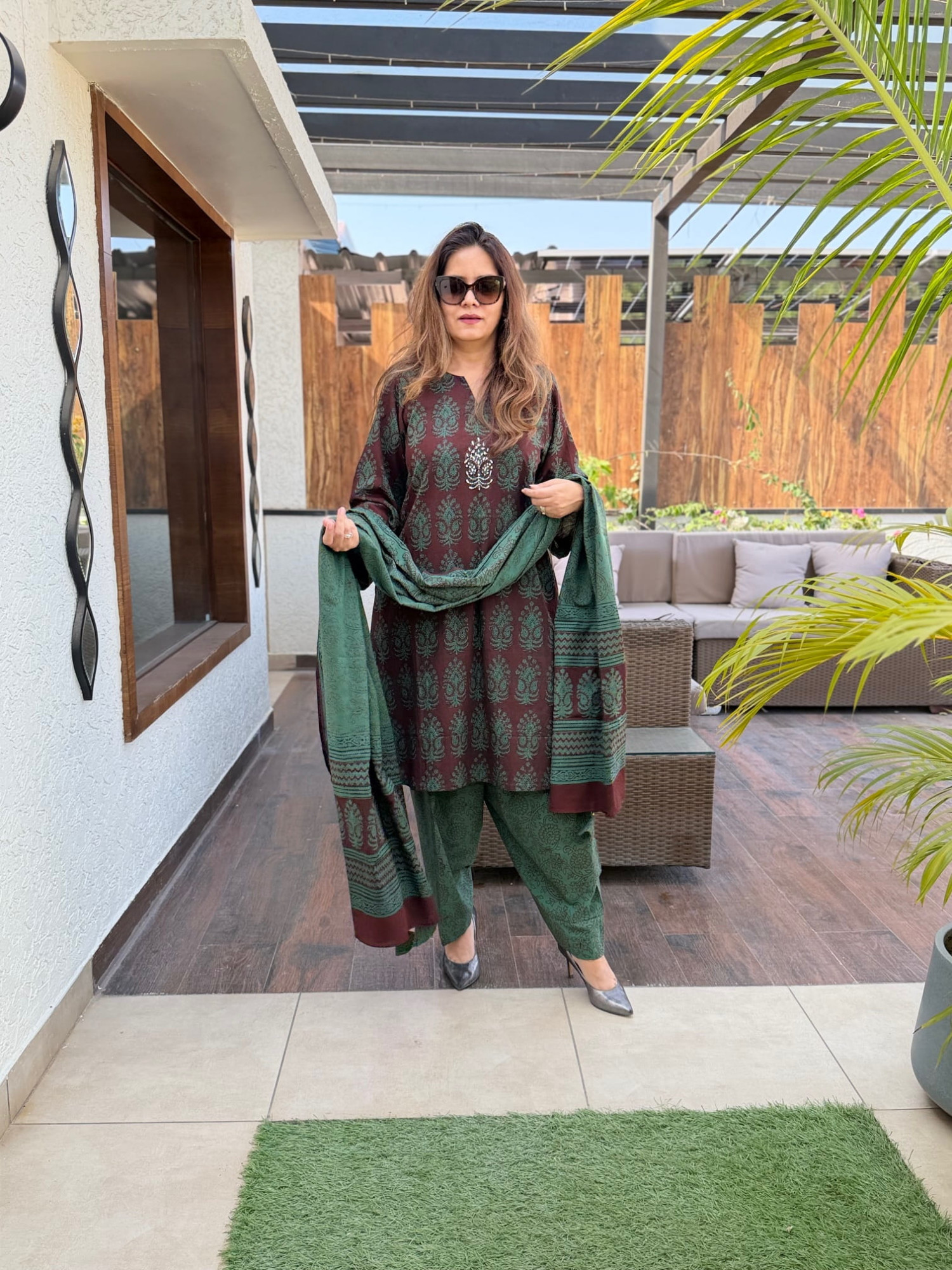 Bagh Cotton Suit