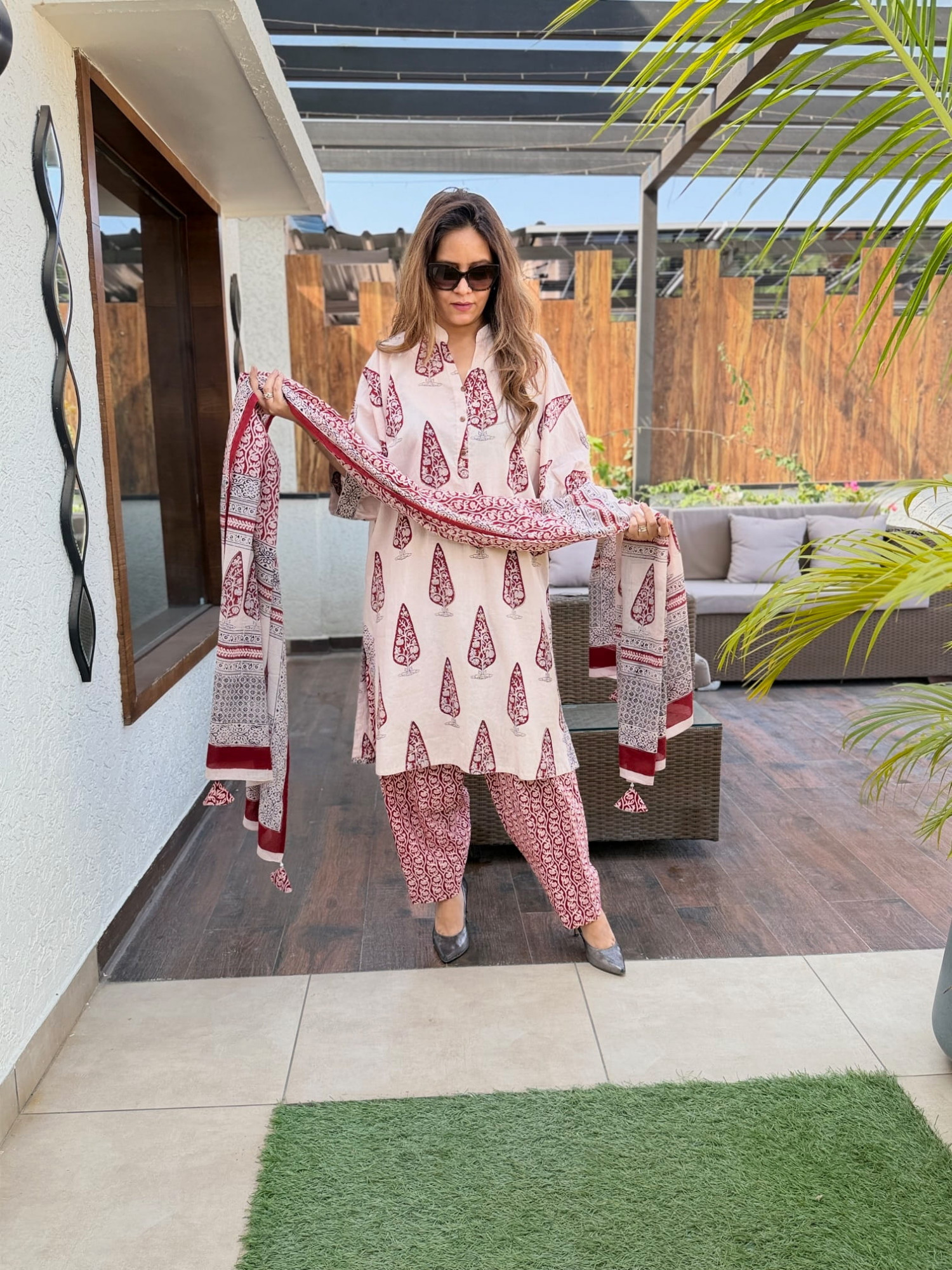 Bagh Cotton Suit