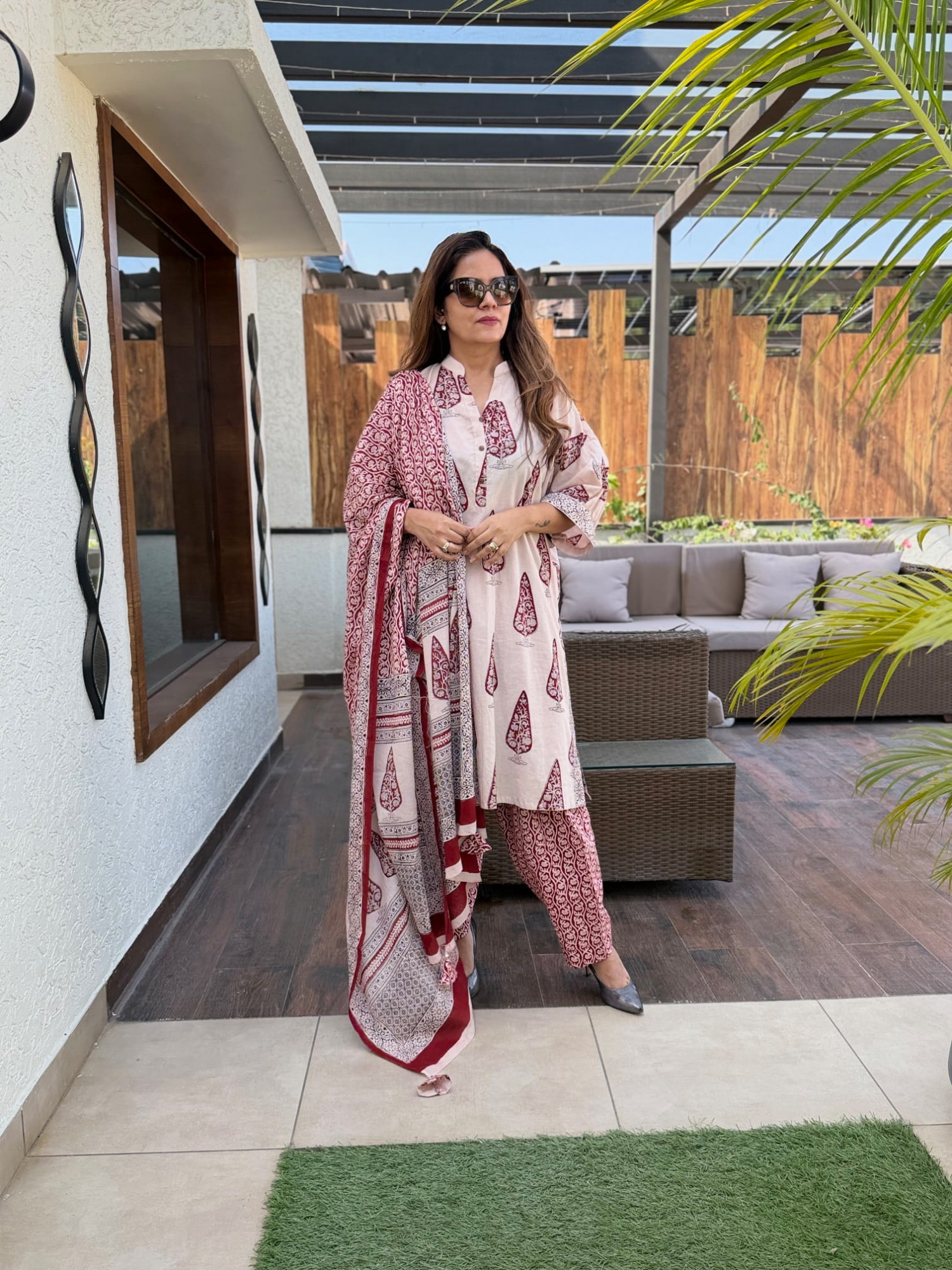 Bagh Cotton Suit