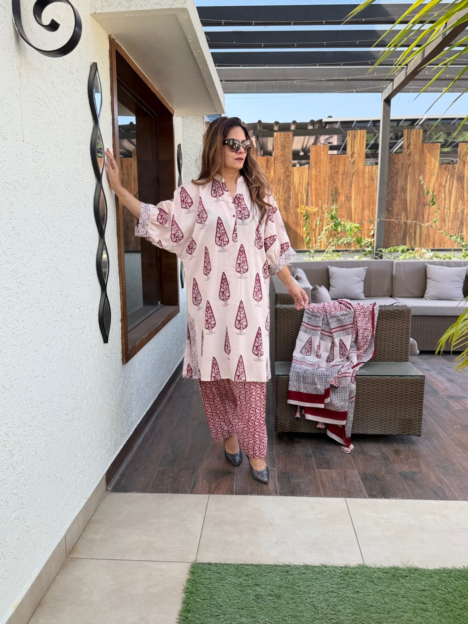 Bagh Cotton Suit