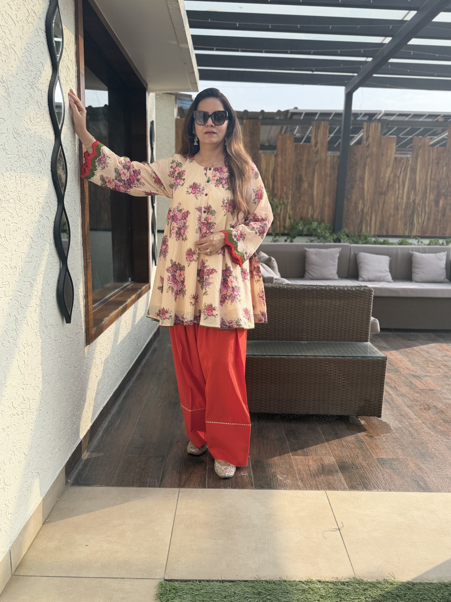 Floral Farshi Suit