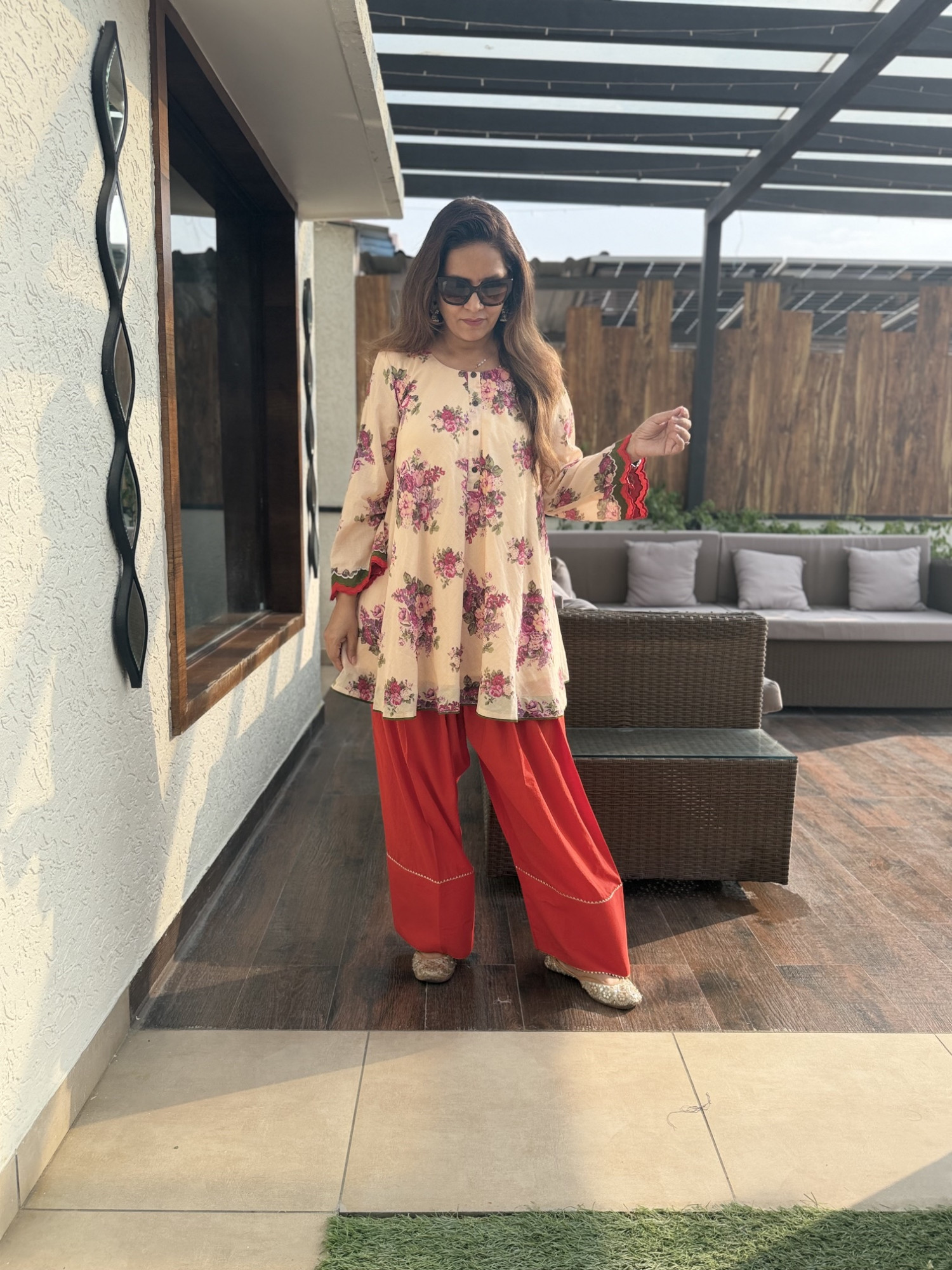 Floral Farshi Suit