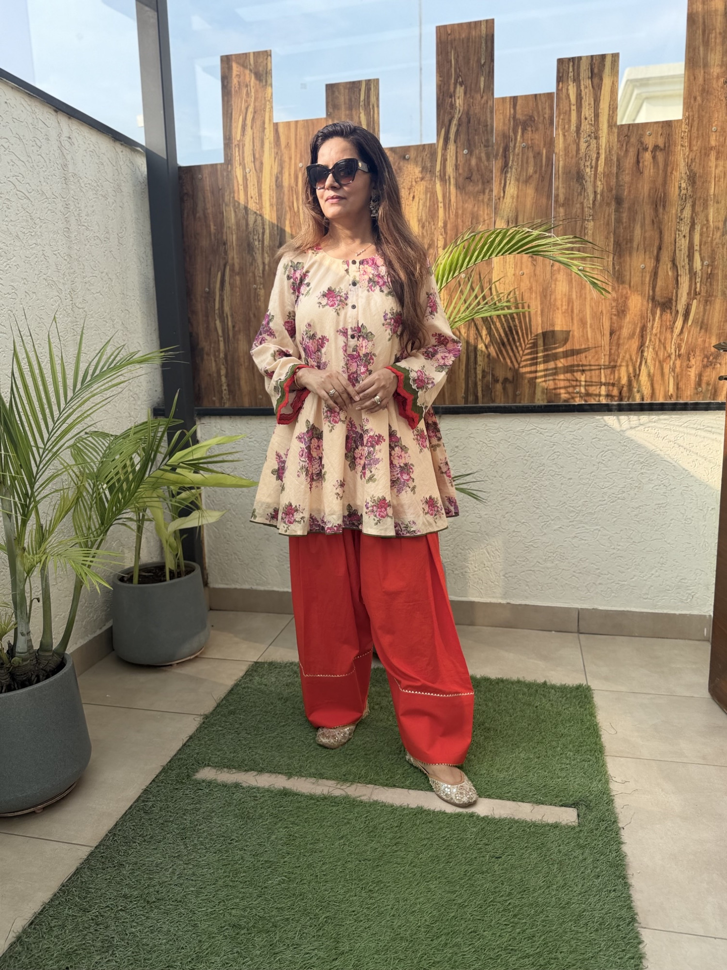 Floral Farshi Suit