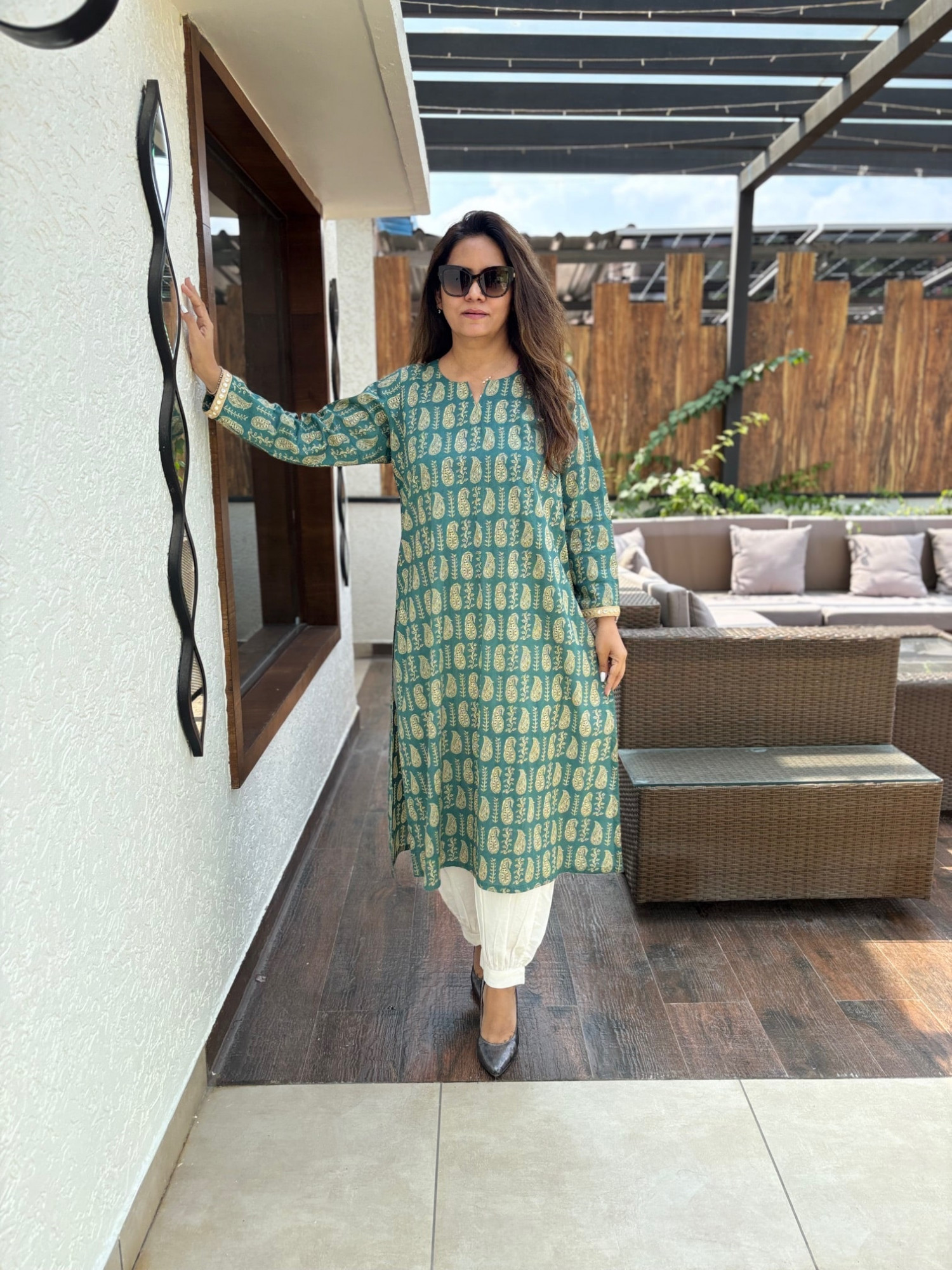 Madhubani Cotton Kurta