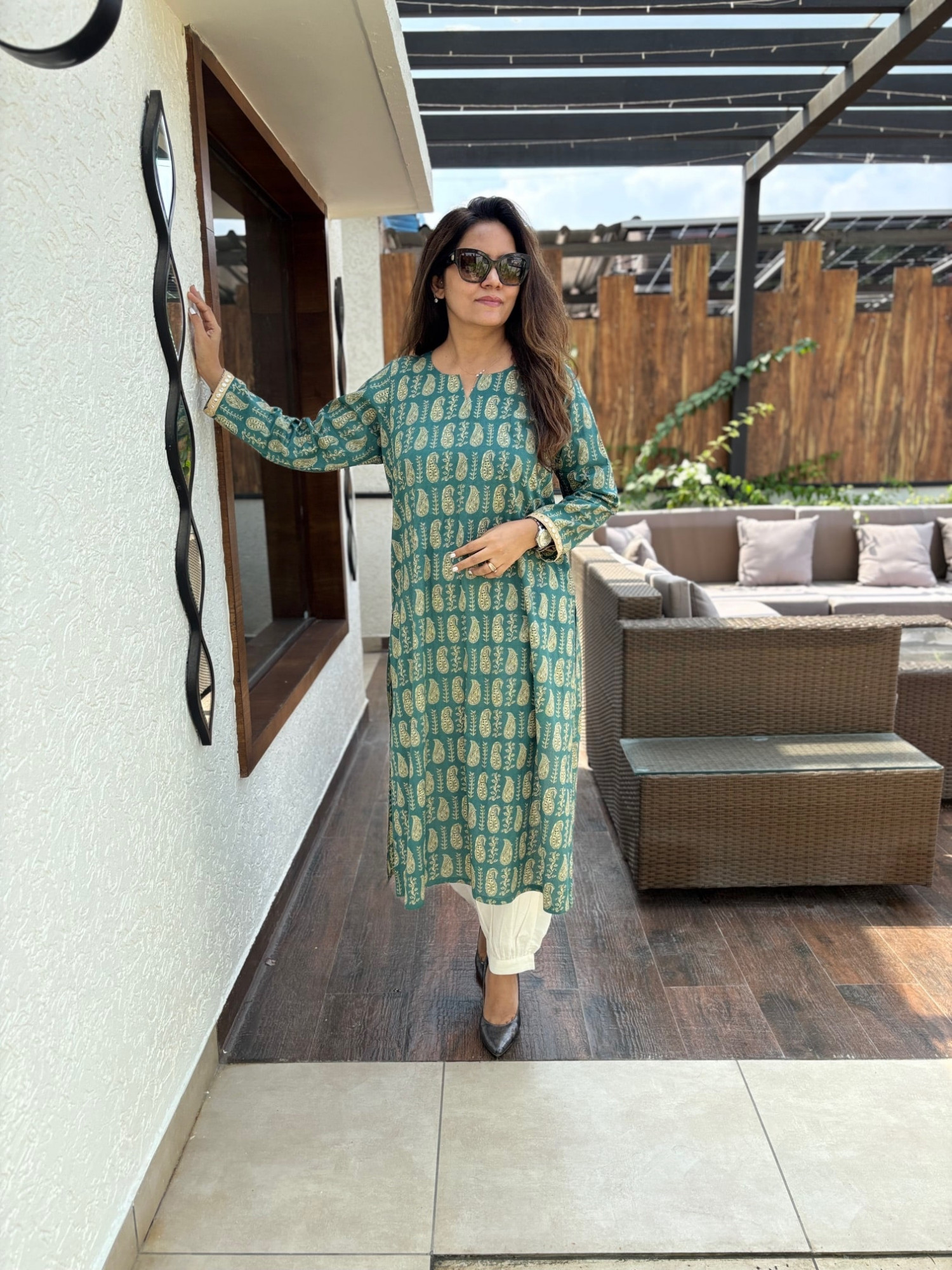 Madhubani Cotton Kurta