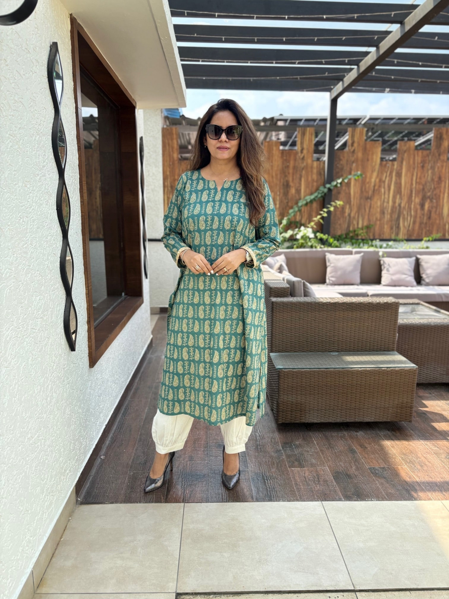 Madhubani Cotton Kurta