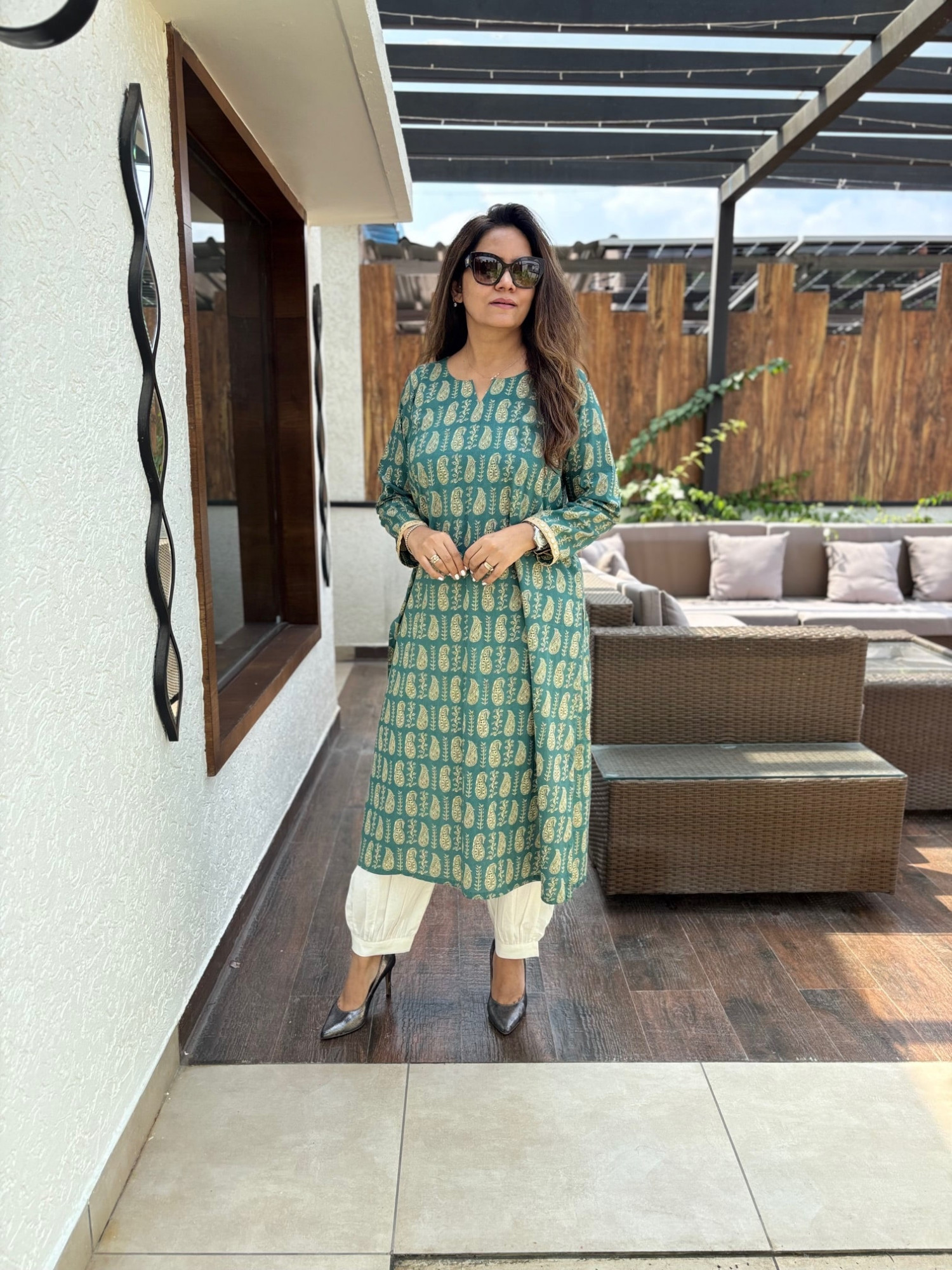 Madhubani Cotton Kurta