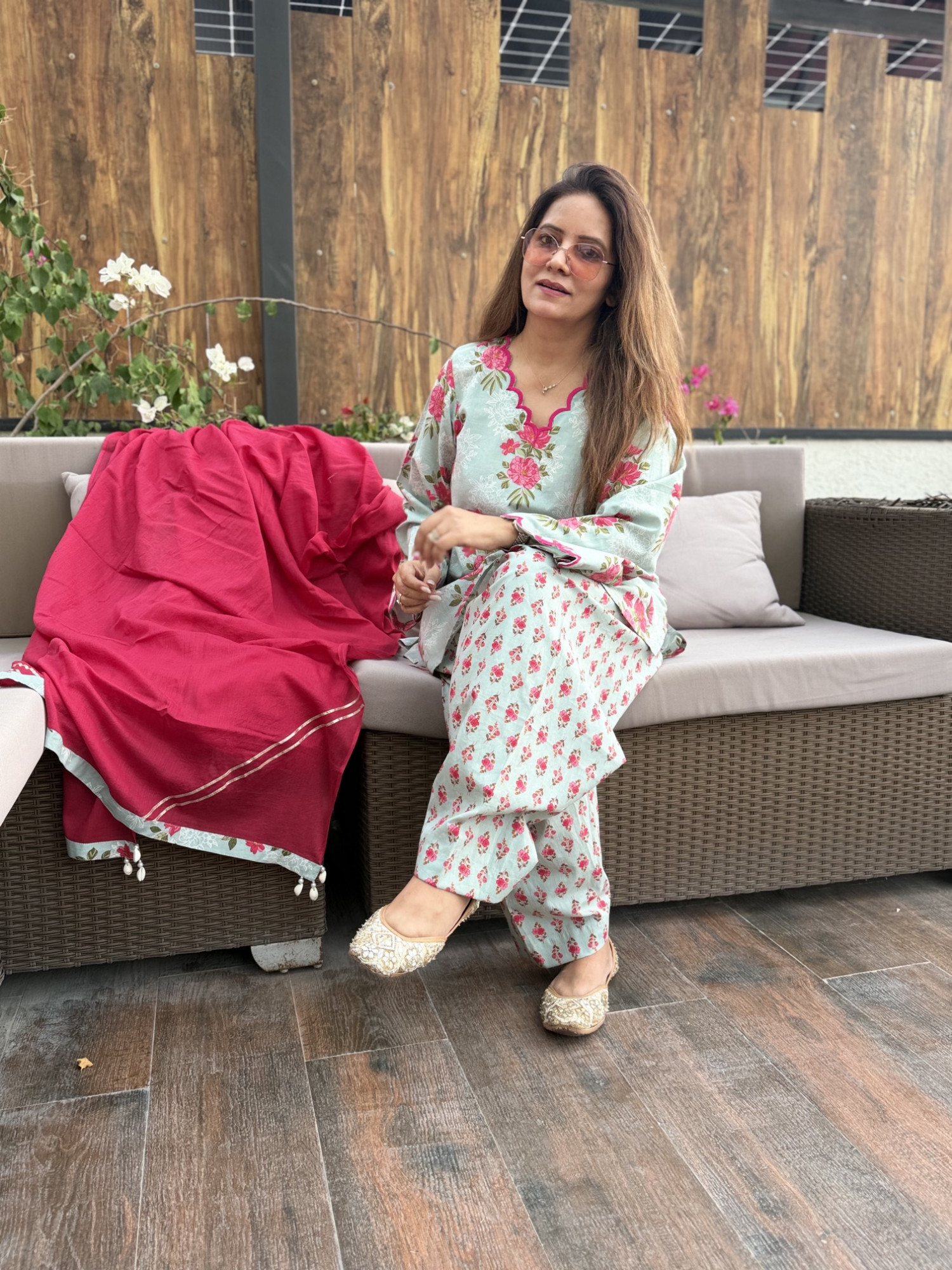 Nilofer Cotton Suit