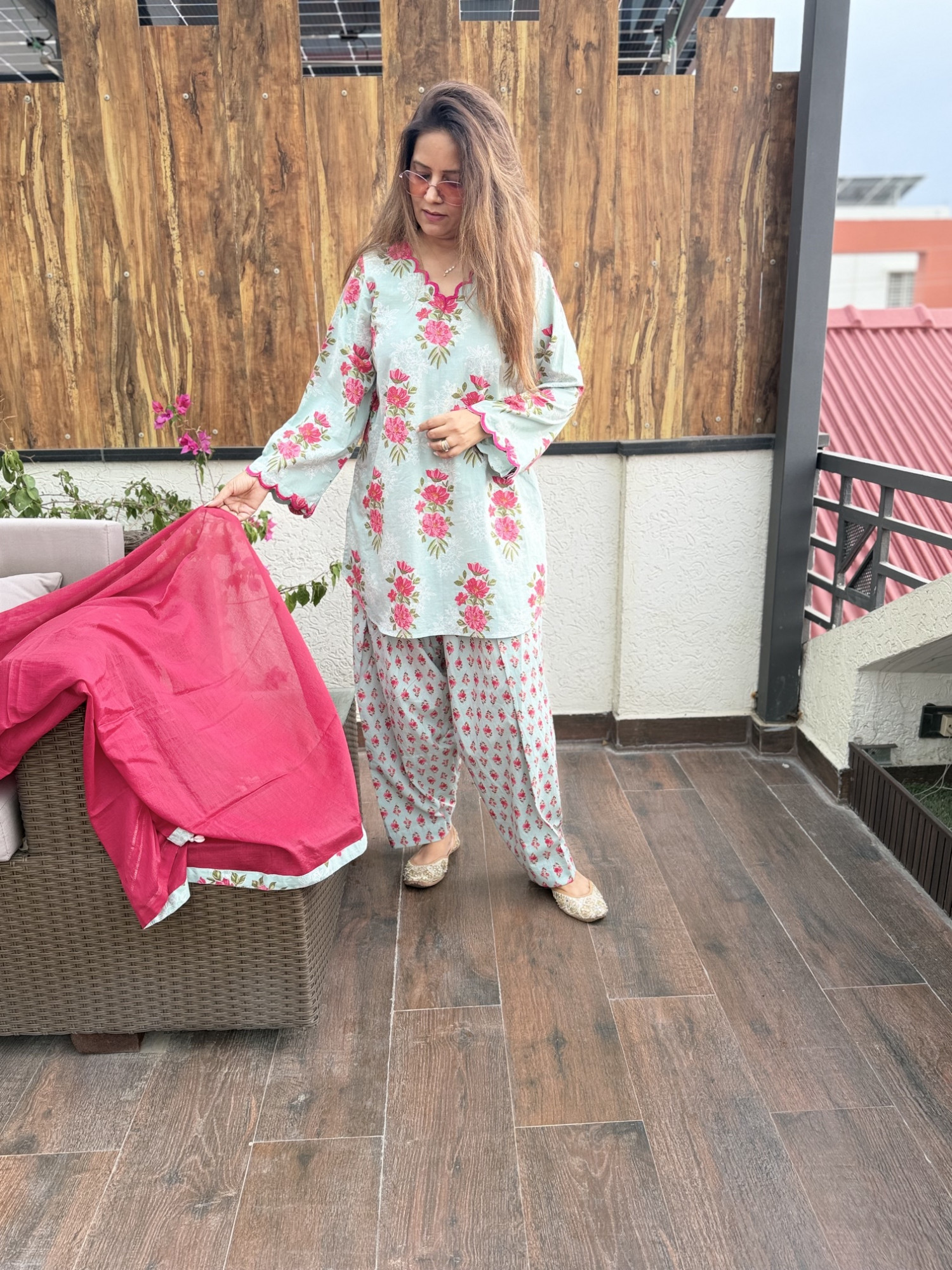 Nilofer Cotton Suit