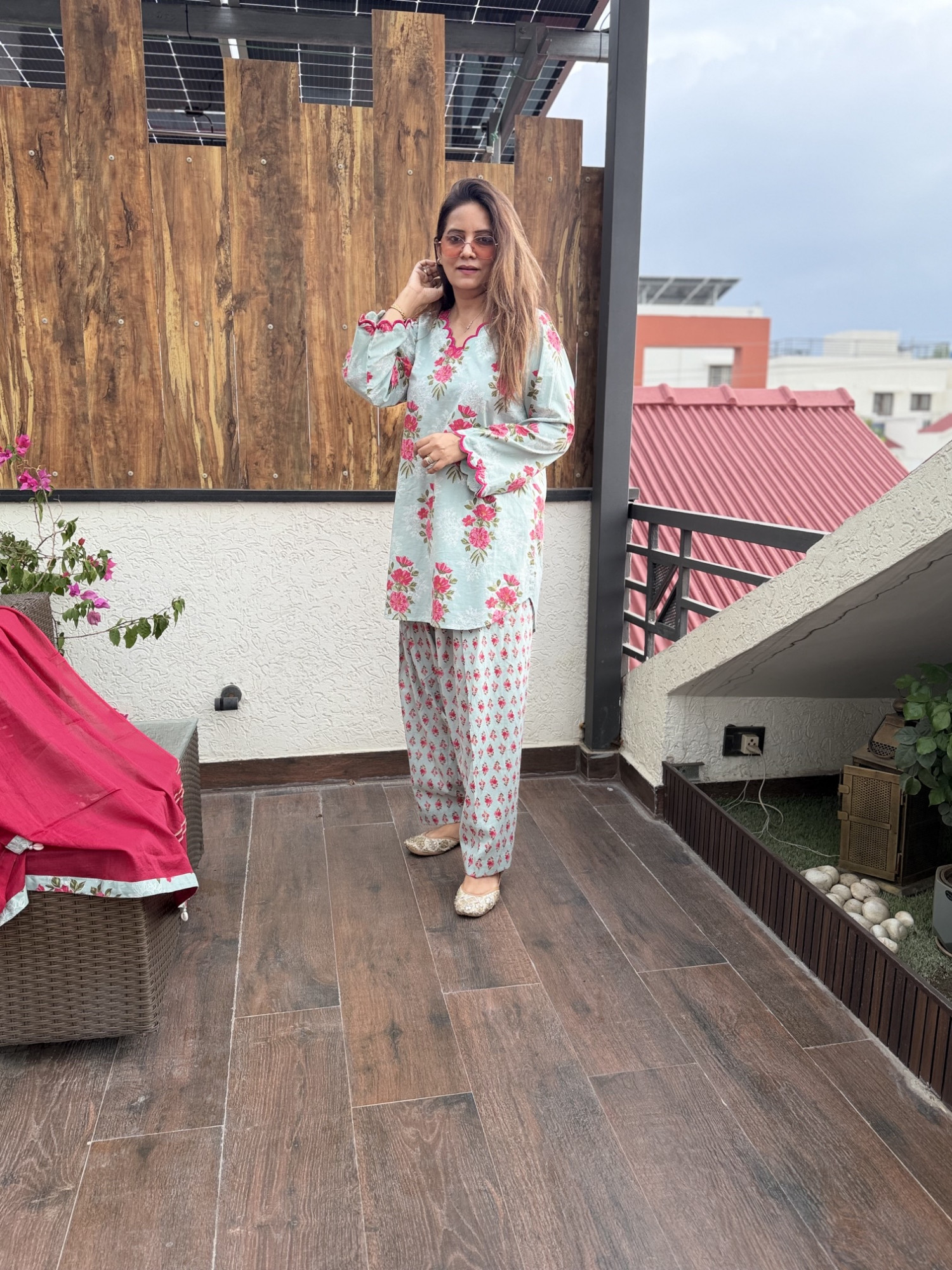 Nilofer Cotton Suit
