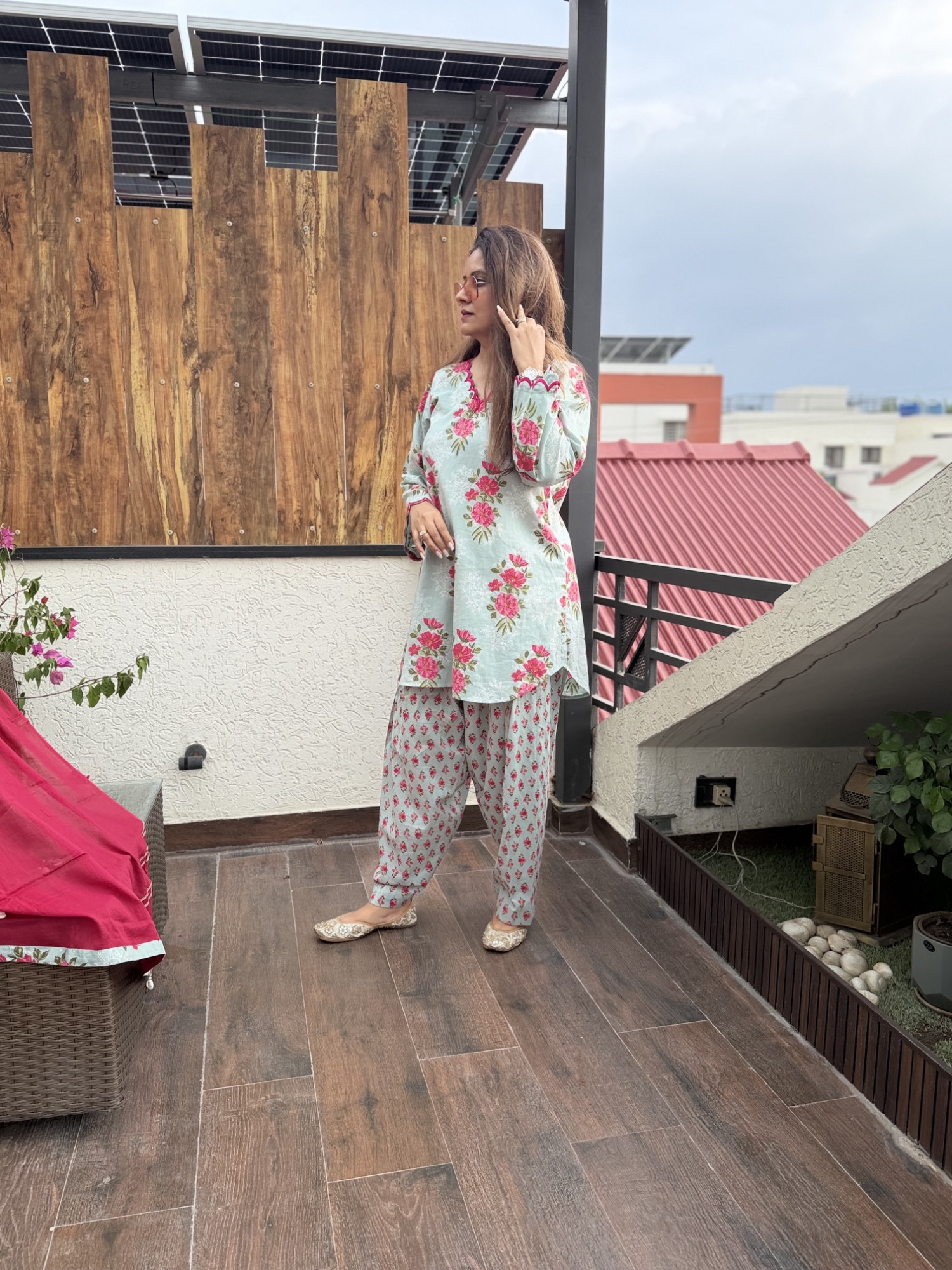 Nilofer Cotton Suit
