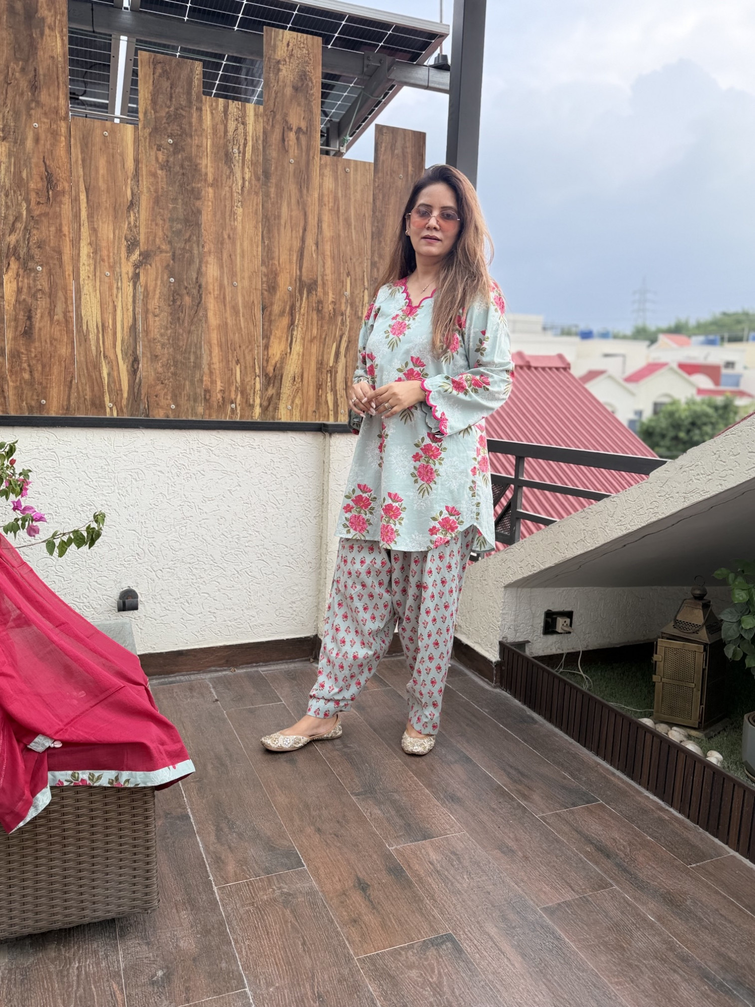 Nilofer Cotton Suit