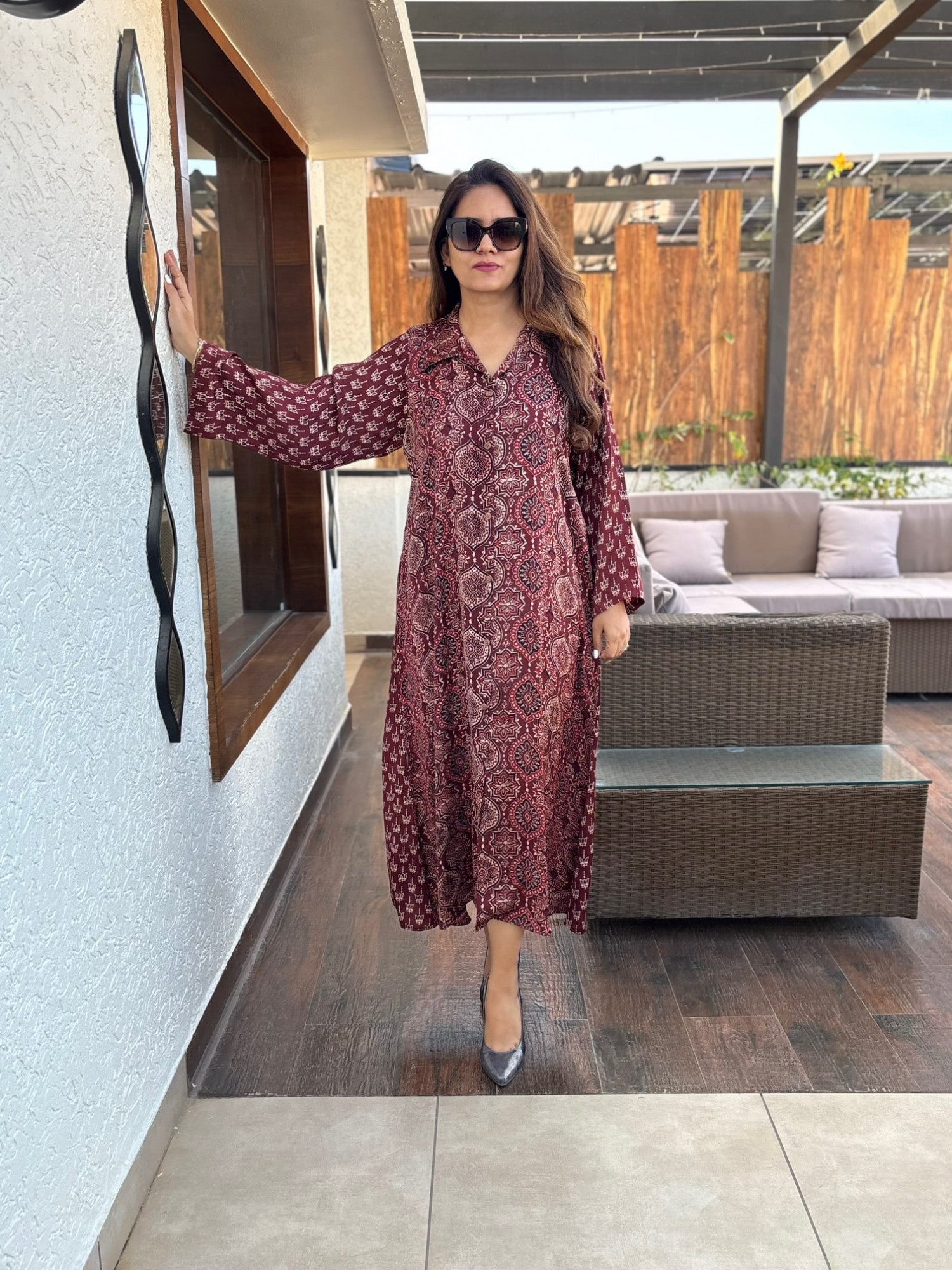 Kohinoor Modal Silk Dress