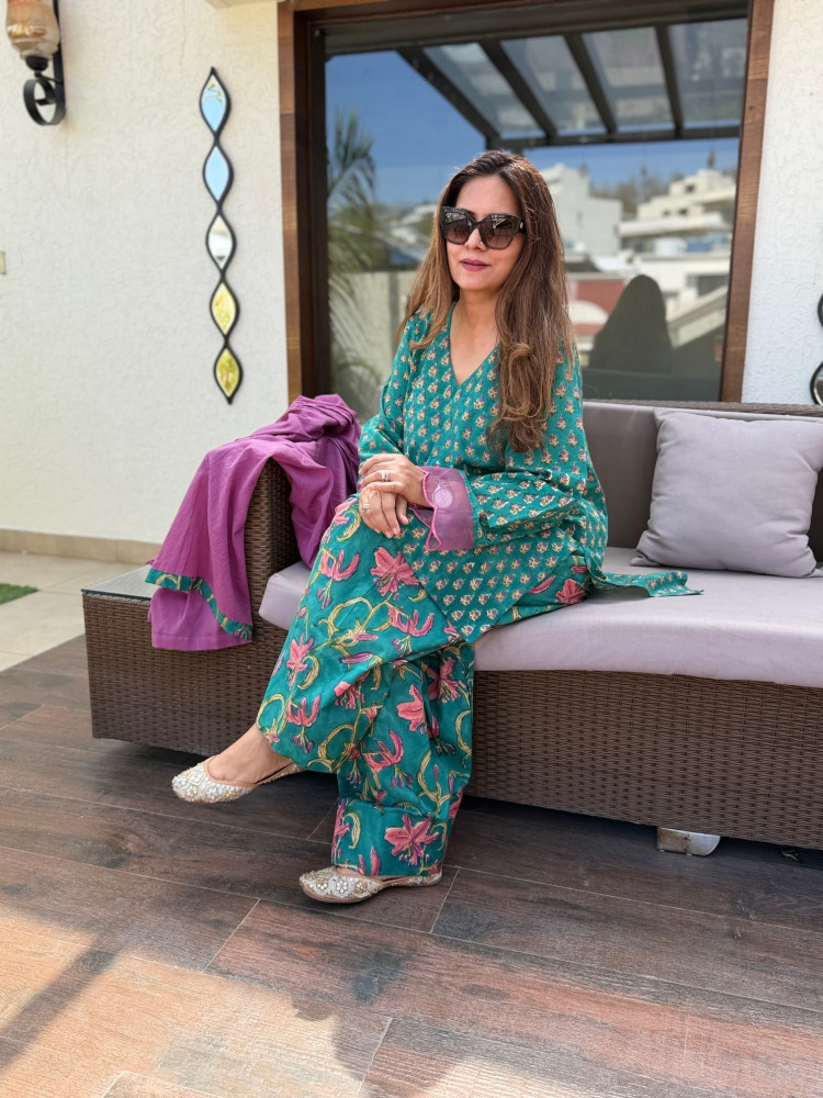Image of Tia Cotton Suit