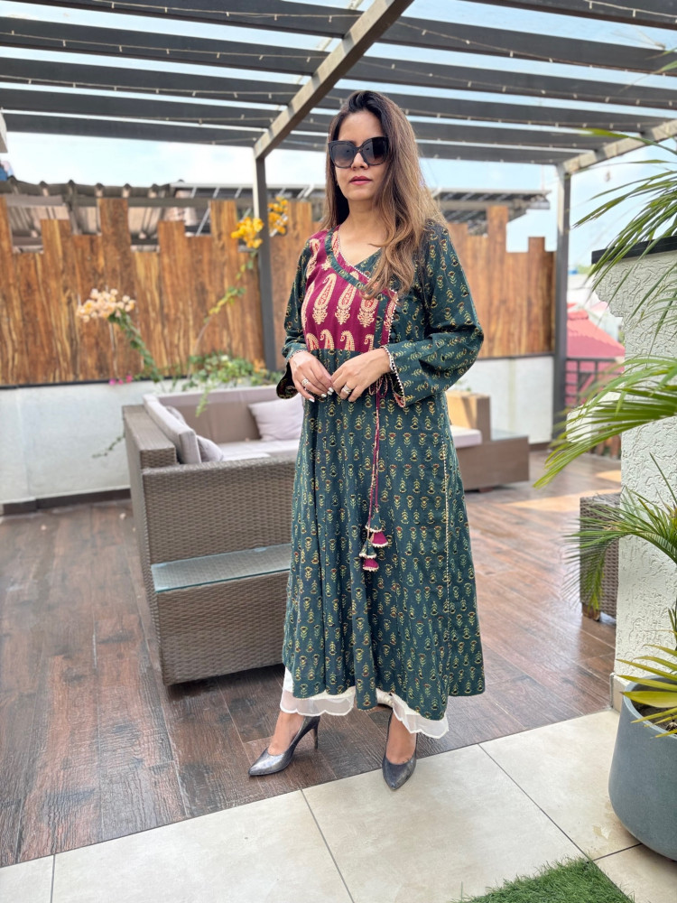 Image of Vanika Ajrakh Anarkali