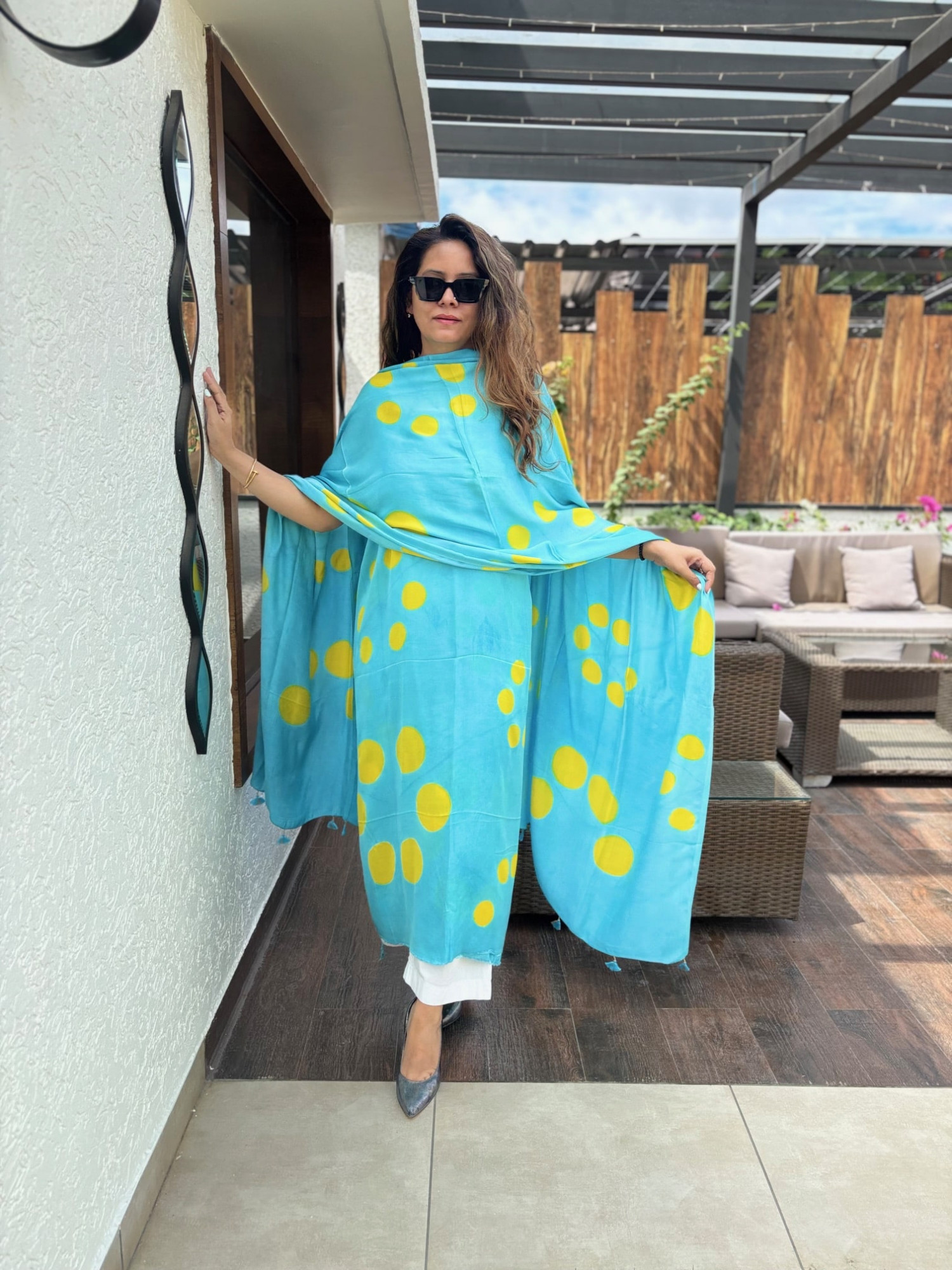 Unstitched Modal Silk Suit