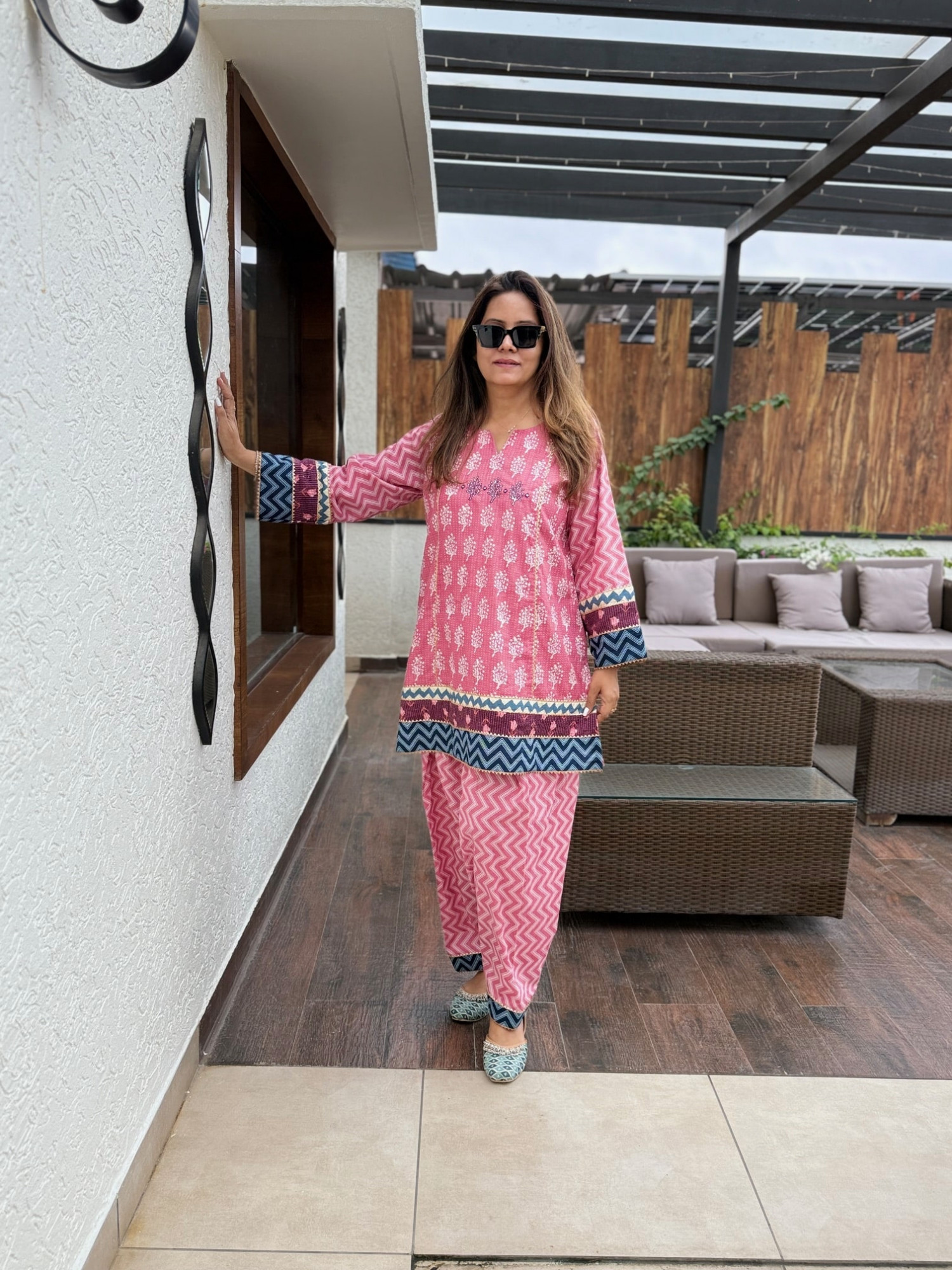 Ruhani Cotton Co-ord Set