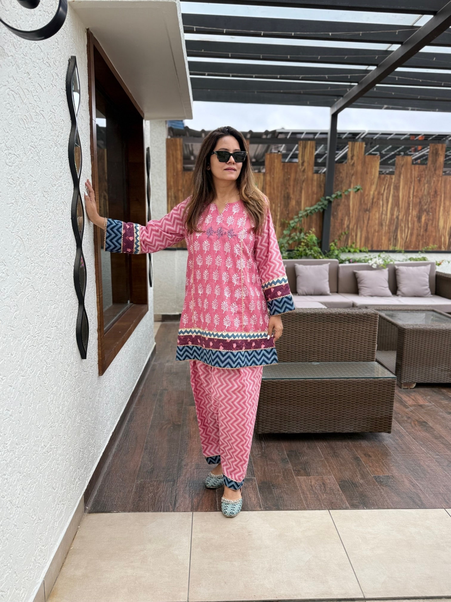 Ruhani Cotton Co-ord Set
