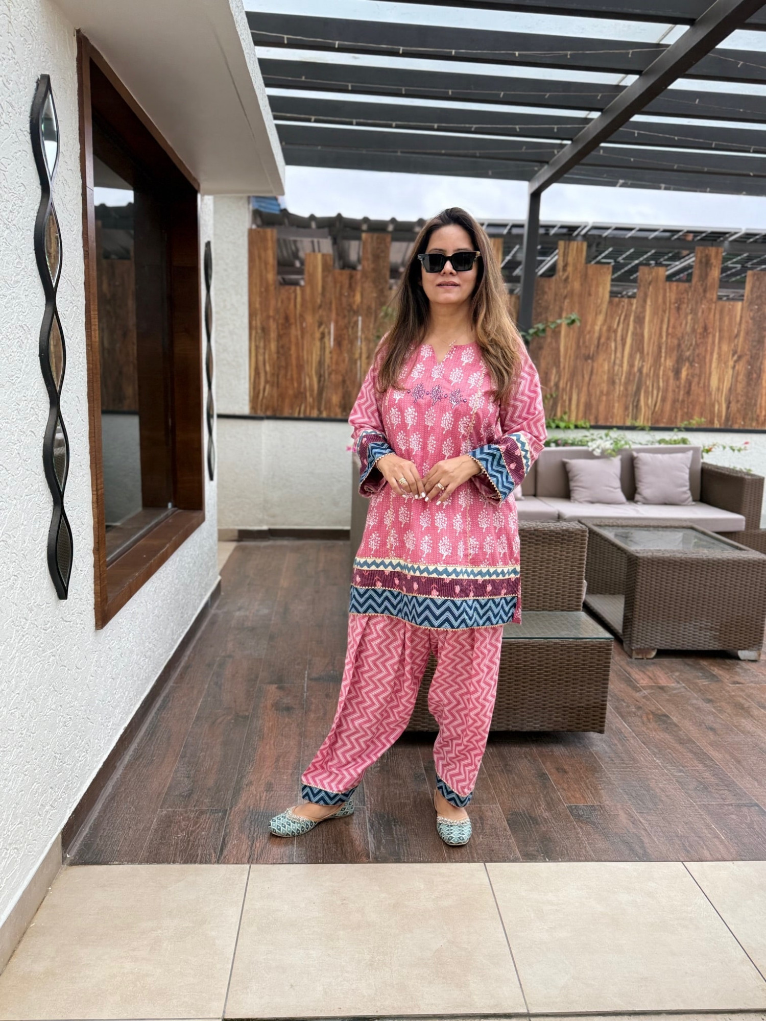 Ruhani Cotton Co-ord Set