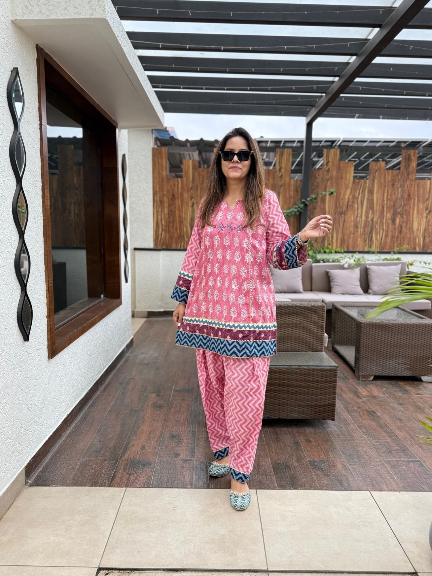 Ruhani Cotton Co-ord Set