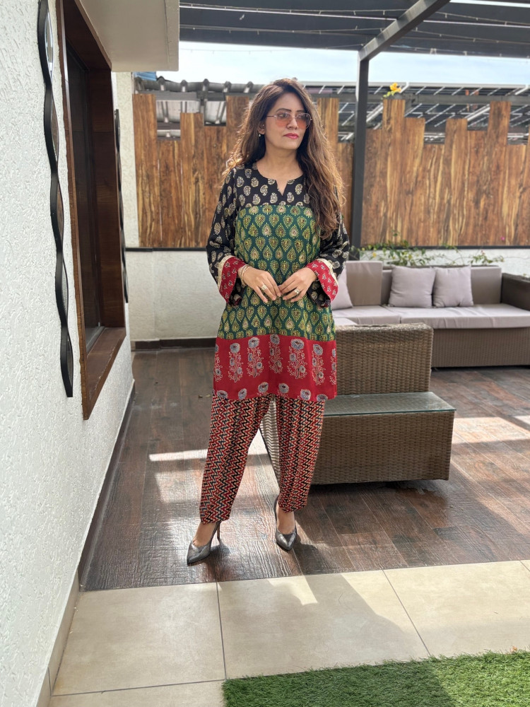 Image of Surabhi Modal Silk Suit