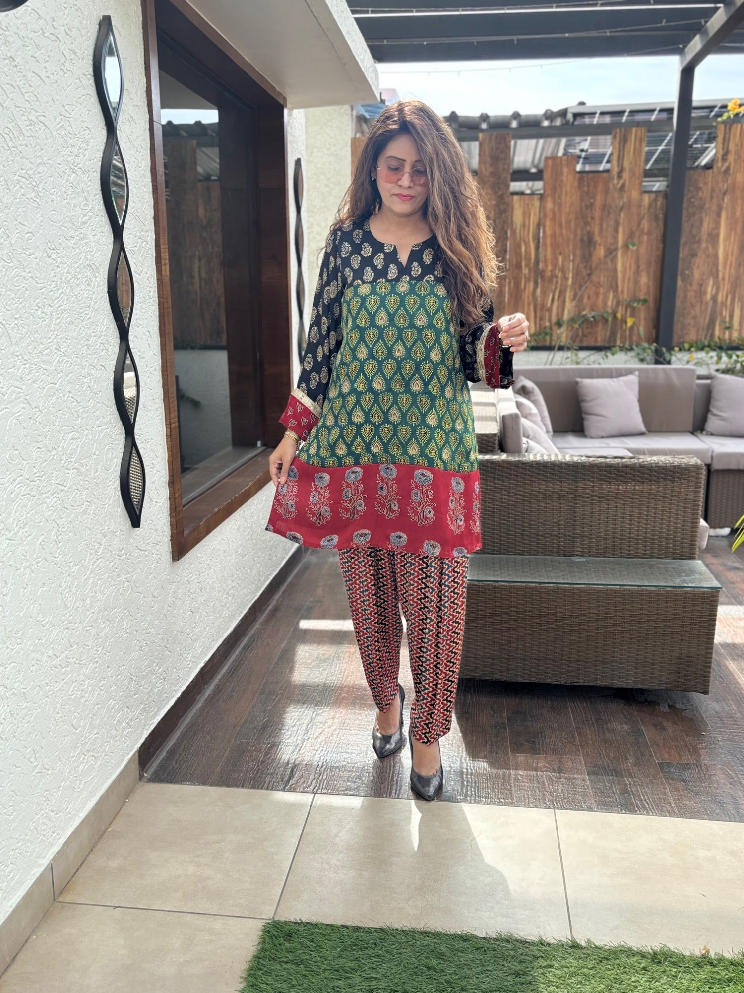 Surabhi Modal Silk Suit