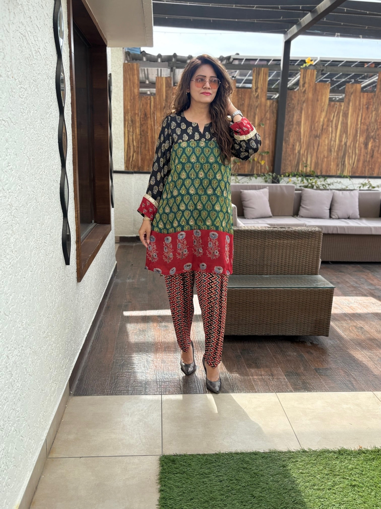 Surabhi Modal Silk Suit